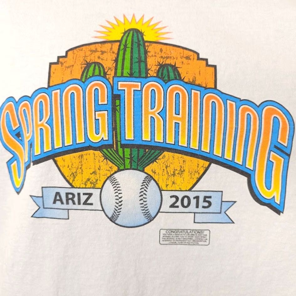 Port & Company Spring Training T Shirt Mens Size Large White 2015 Arizona Baseball Size US L / EU 52-54 / 3 - 3 Thumbnail