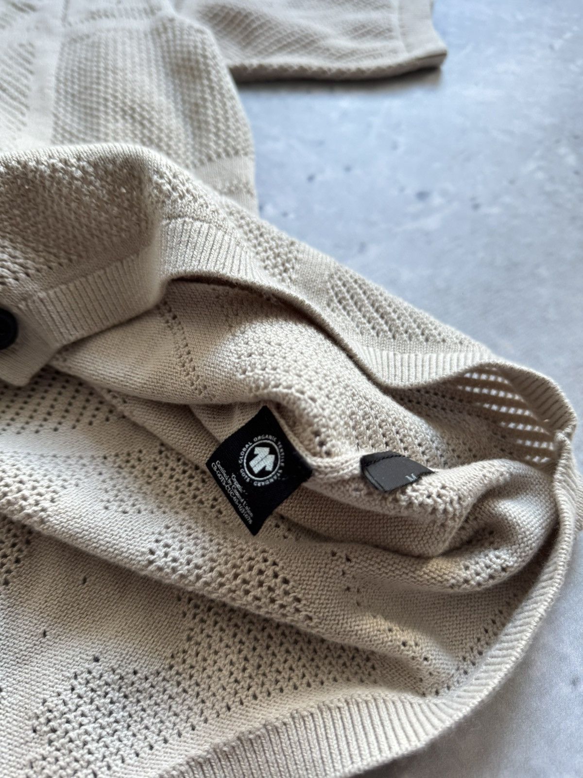 Allsaints × Designer Luxury AllSaints beige shirt mesh Size US M / EU 48-50 / 2 - 7 Thumbnail