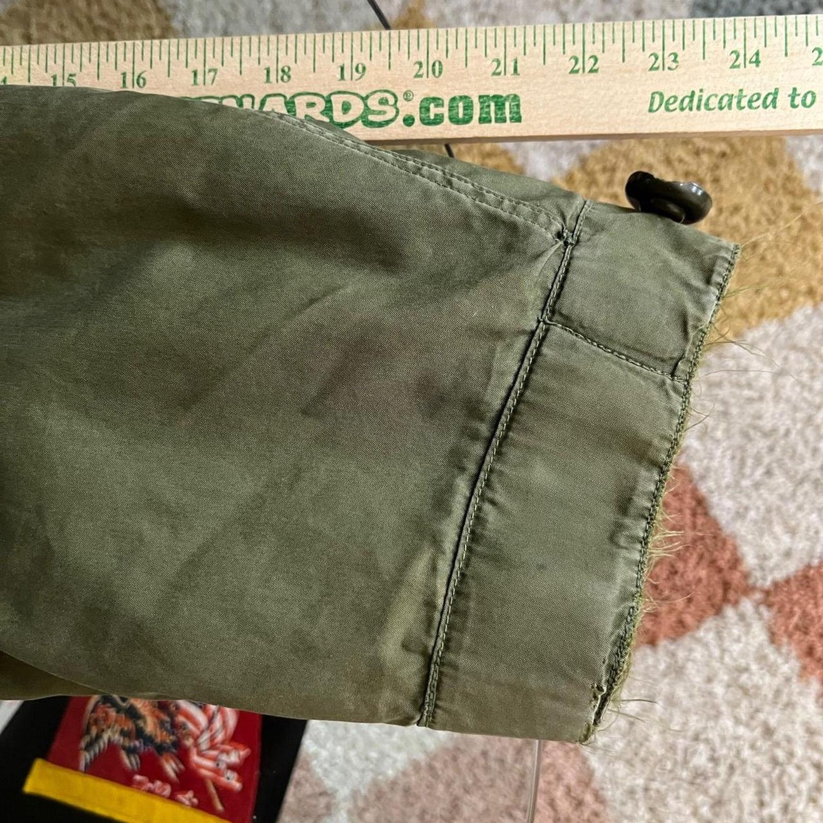 Vintage 50s US Army M-1951 Fishtail Parka | CROWN Zipper | M/L Size US L / EU 52-54 / 3 - 10 Thumbnail