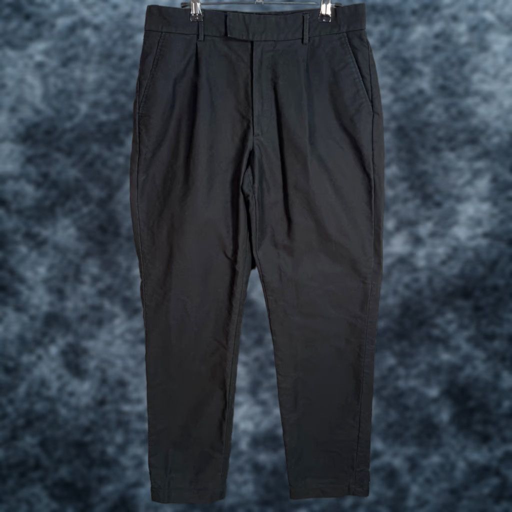 Vintage Saturdays New York City Mens 32 Black Cotton Slim Fit Chino Pants Size US 32 / EU 48 - 1 Thumbnail
