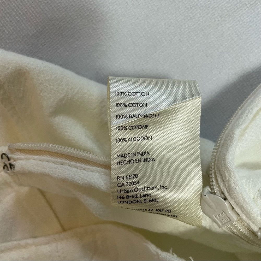 Free People NWT New $78 Free People Ivory Heartbreaker Pleated Mini Sko Size 32" / US 10 / IT 46 - 7 Thumbnail