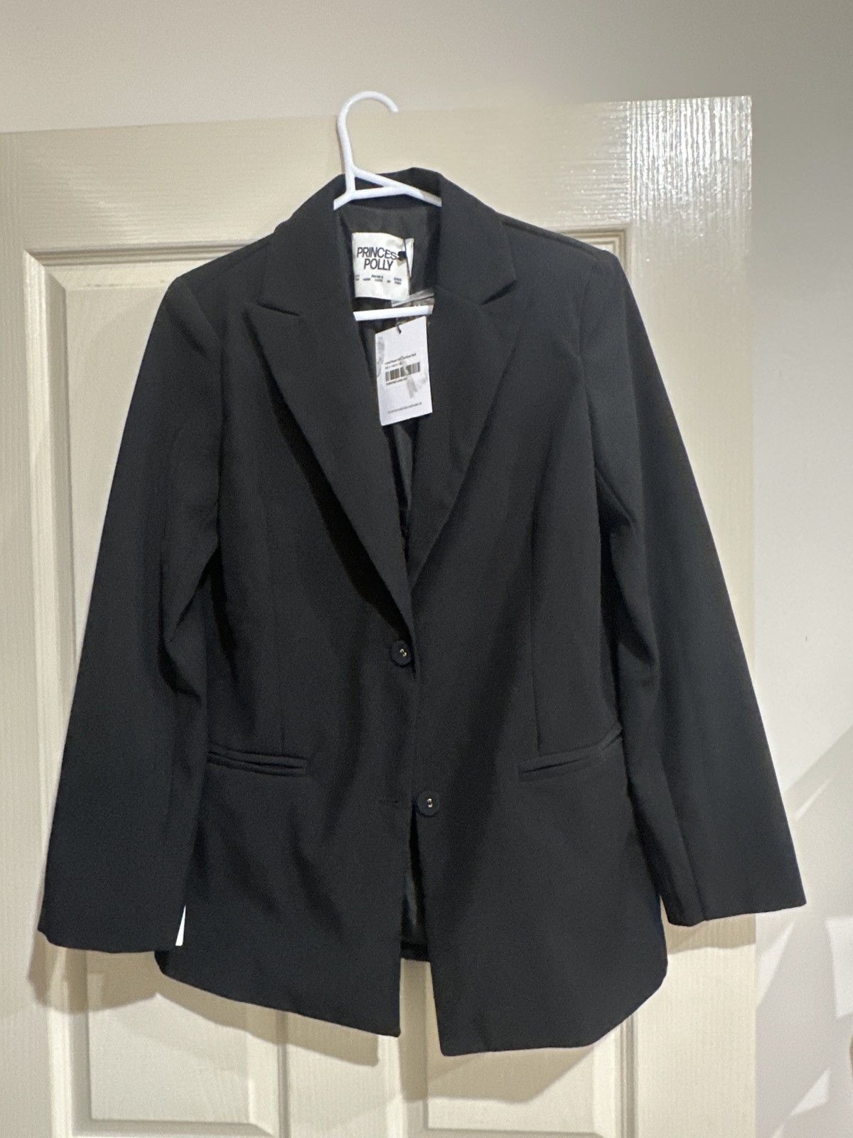 PRINCESS POLLY oversized black blazer ‘crowd pleaser’ Size S / US 4 / IT 40 - 2 Thumbnail