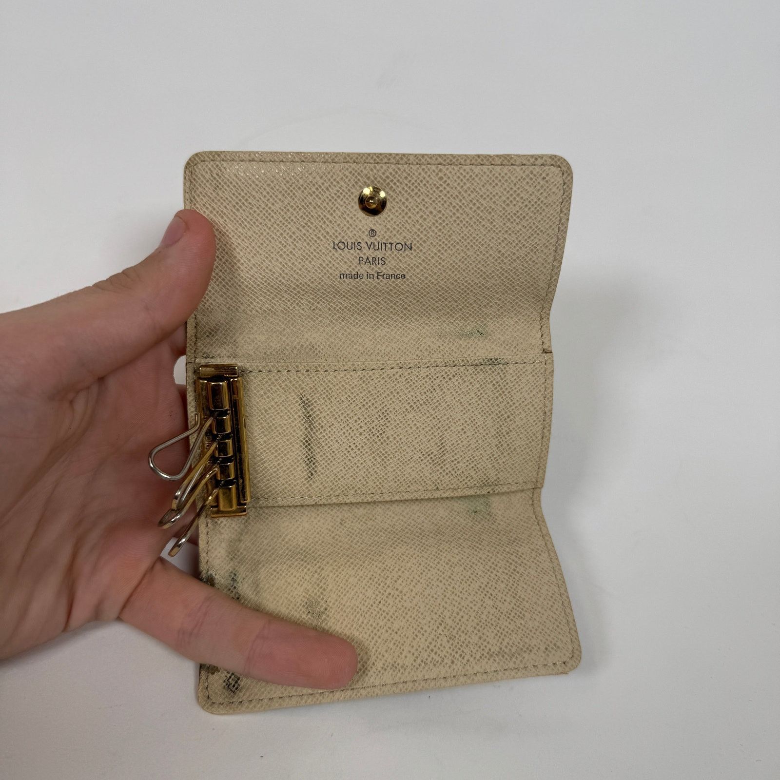 Louis Vuitton Louis Vuitton Damier Azur Key Holder Size ONE SIZE - 3 Thumbnail
