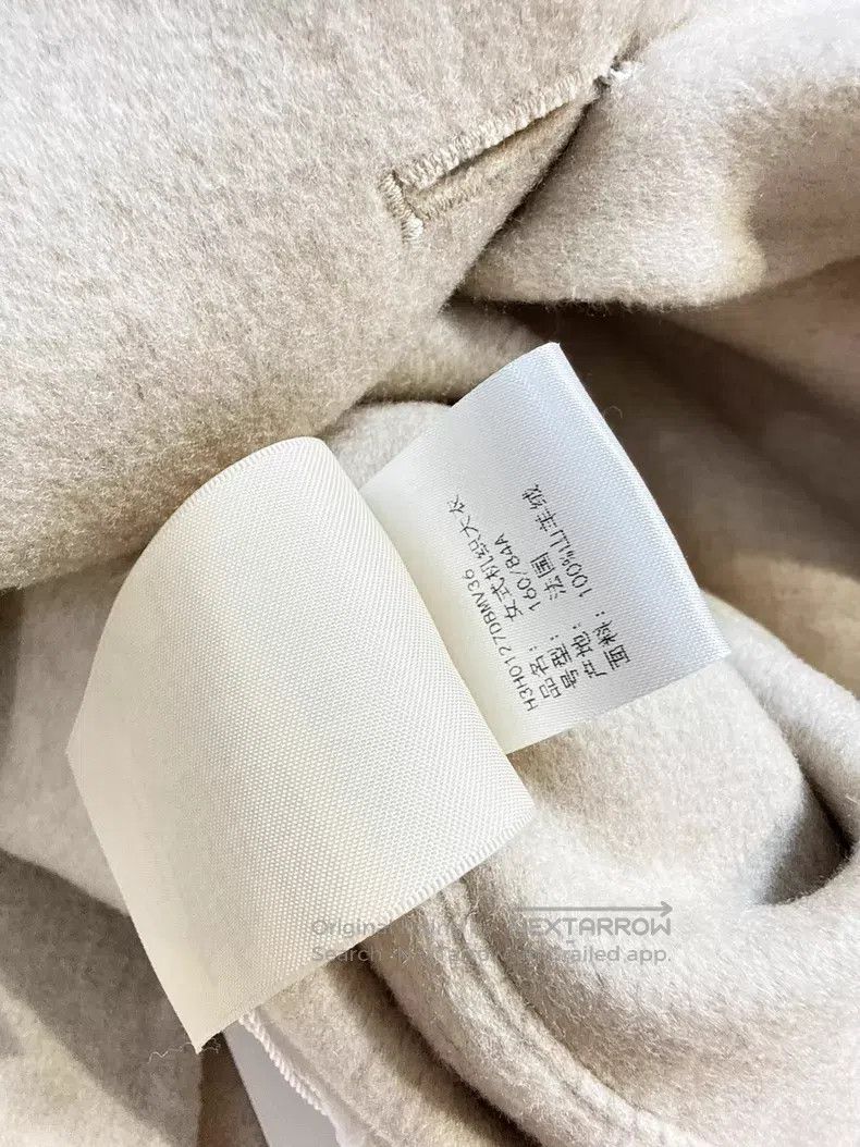 Hermes Hermes Oatmeal color cashmere coat for women Size XS / US 0-2 / IT 36-38 - 7 Thumbnail