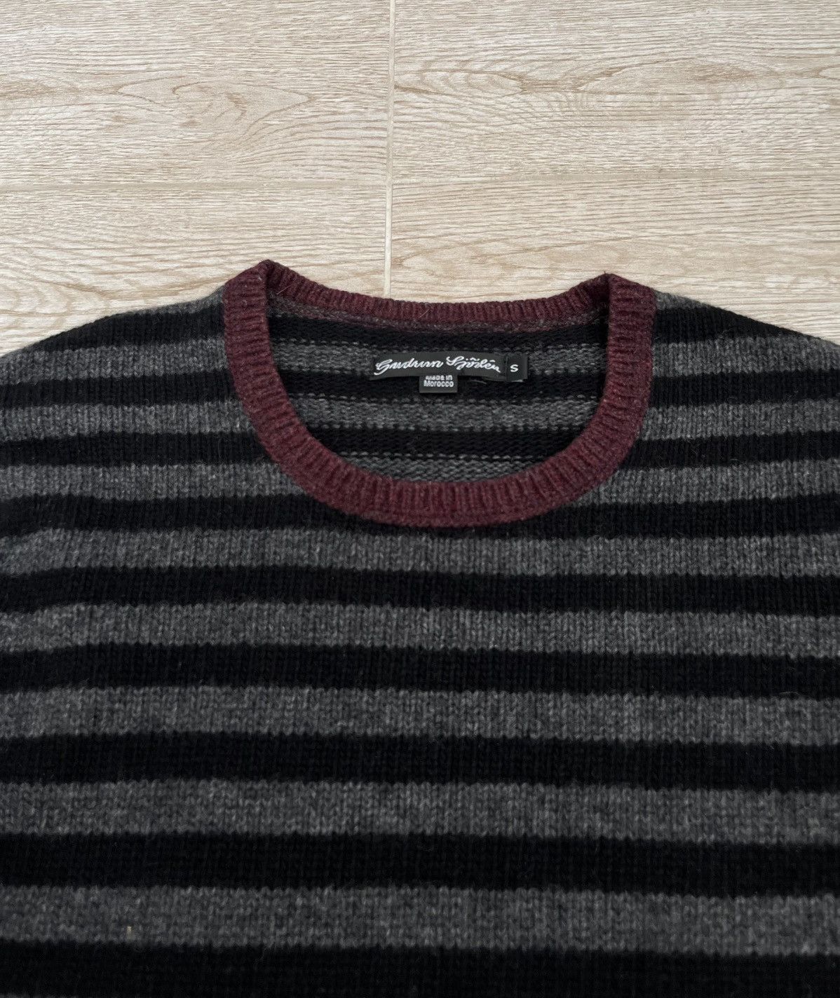 Gudrun Sjoden Gudrun Sjoden Striped Multicolor Wool Oversize Knit Sweater Size S / US 4 / IT 40 - 2 Thumbnail