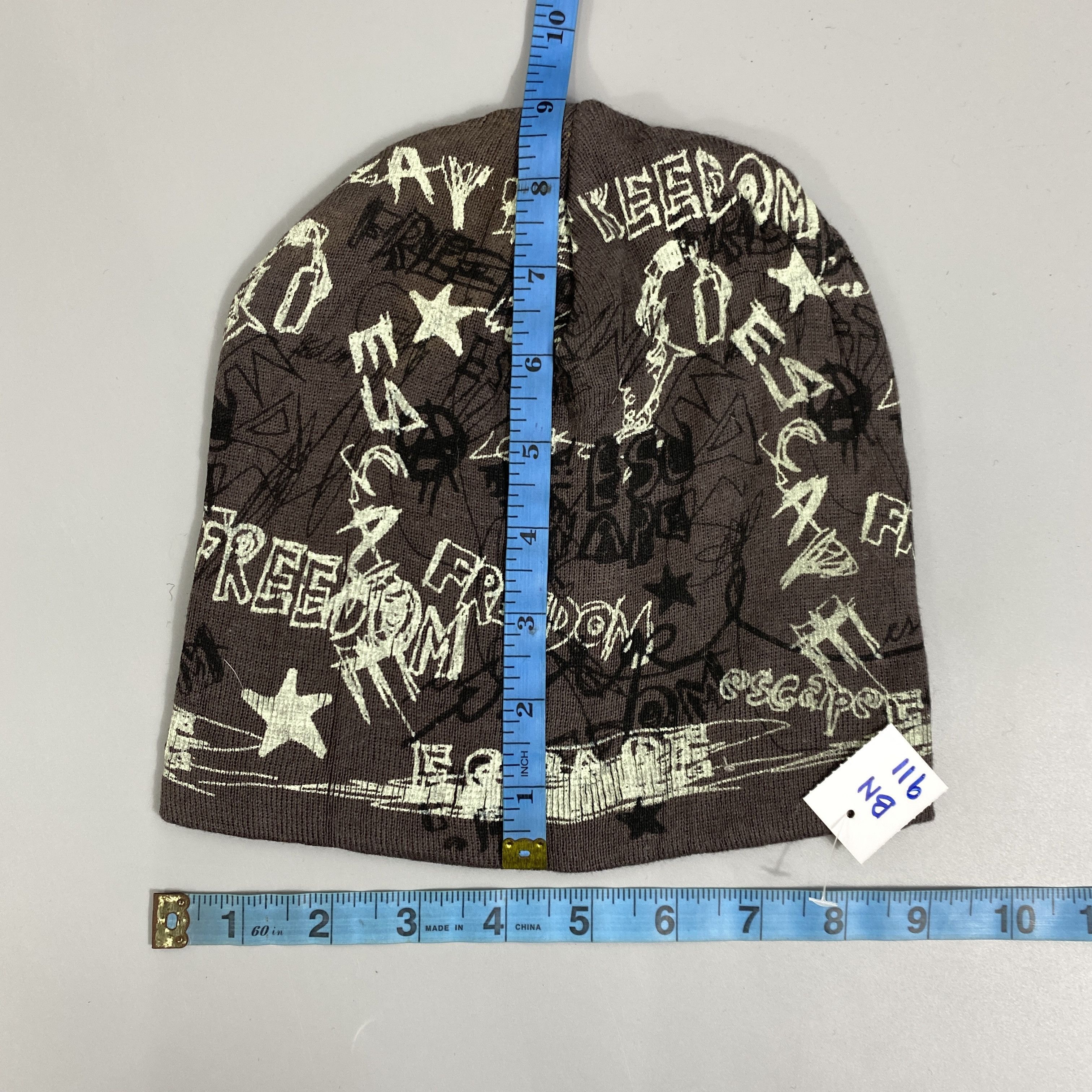 Japanese Brand Vintage Freedom Slouchy Beanie Hats -BN911 Size ONE SIZE - 5 Thumbnail