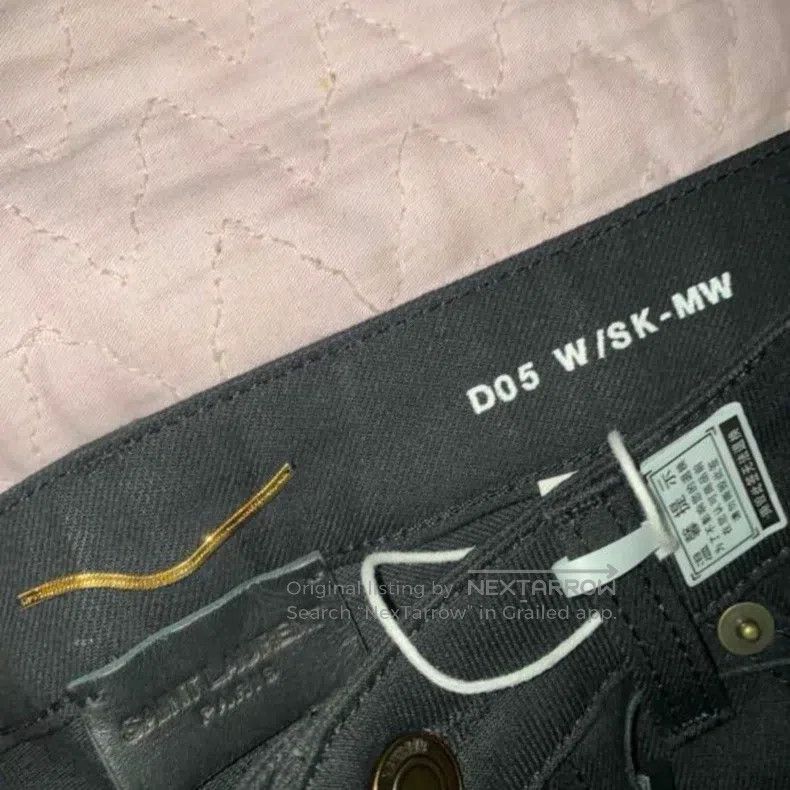 Saint Laurent Paris Saint Laurent Paris Classic wash basic denim pants size 29 Size US 29 - 4 Thumbnail