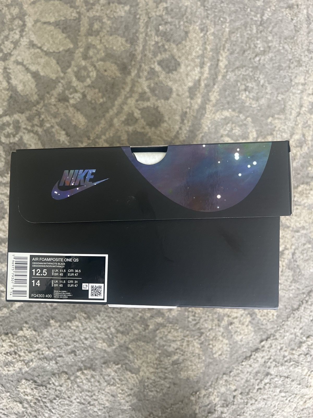Nike Nike AIR FOAMPOSITE ONE 'GALAXY' 2025 Size US 12.5 / EU 45-46 - 8 Thumbnail