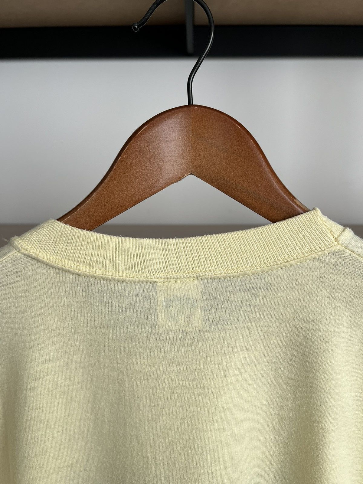 Vintage Vintage 80s New York City USA 50/50 Yellow T-shirt Size US L / EU 52-54 / 3 - 15 Thumbnail