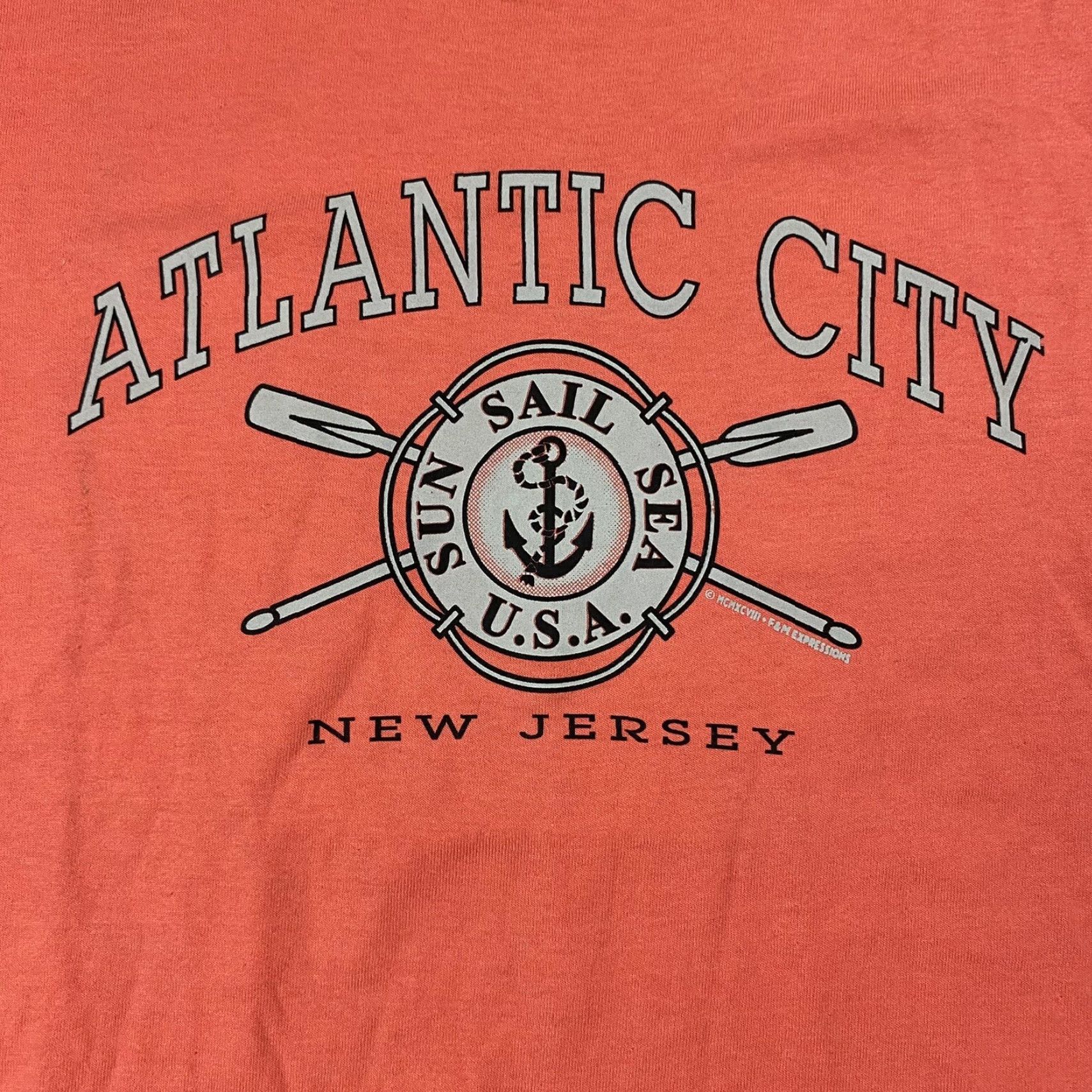 Vintage VINTAGE SCREEN STARS T-Shirt Men Short Sleeve Small Pink 1990s USA Sailing 80s 90s Sports Green? Size US S / EU 44-46 / 1 - 2 Thumbnail