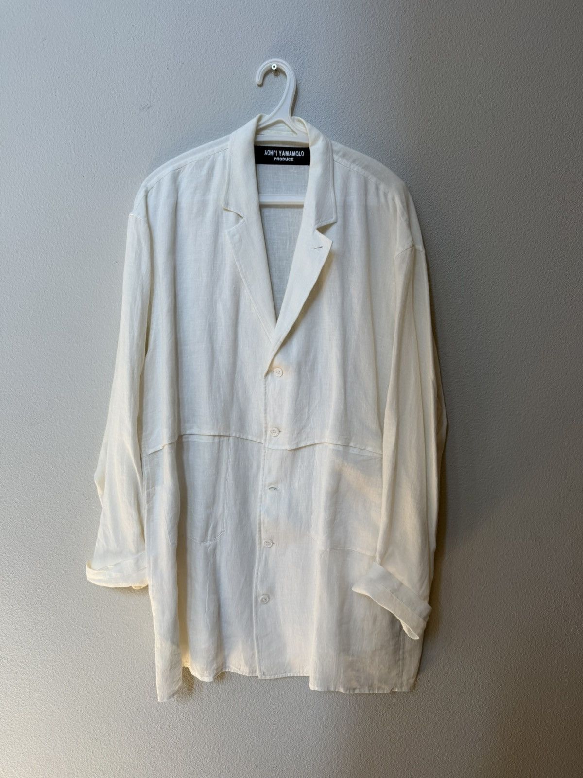 Yohji Yamamoto Linen yohji Yamamoto produce shirt jacket Size US L / EU 52-54 / 3 - 1 Thumbnail