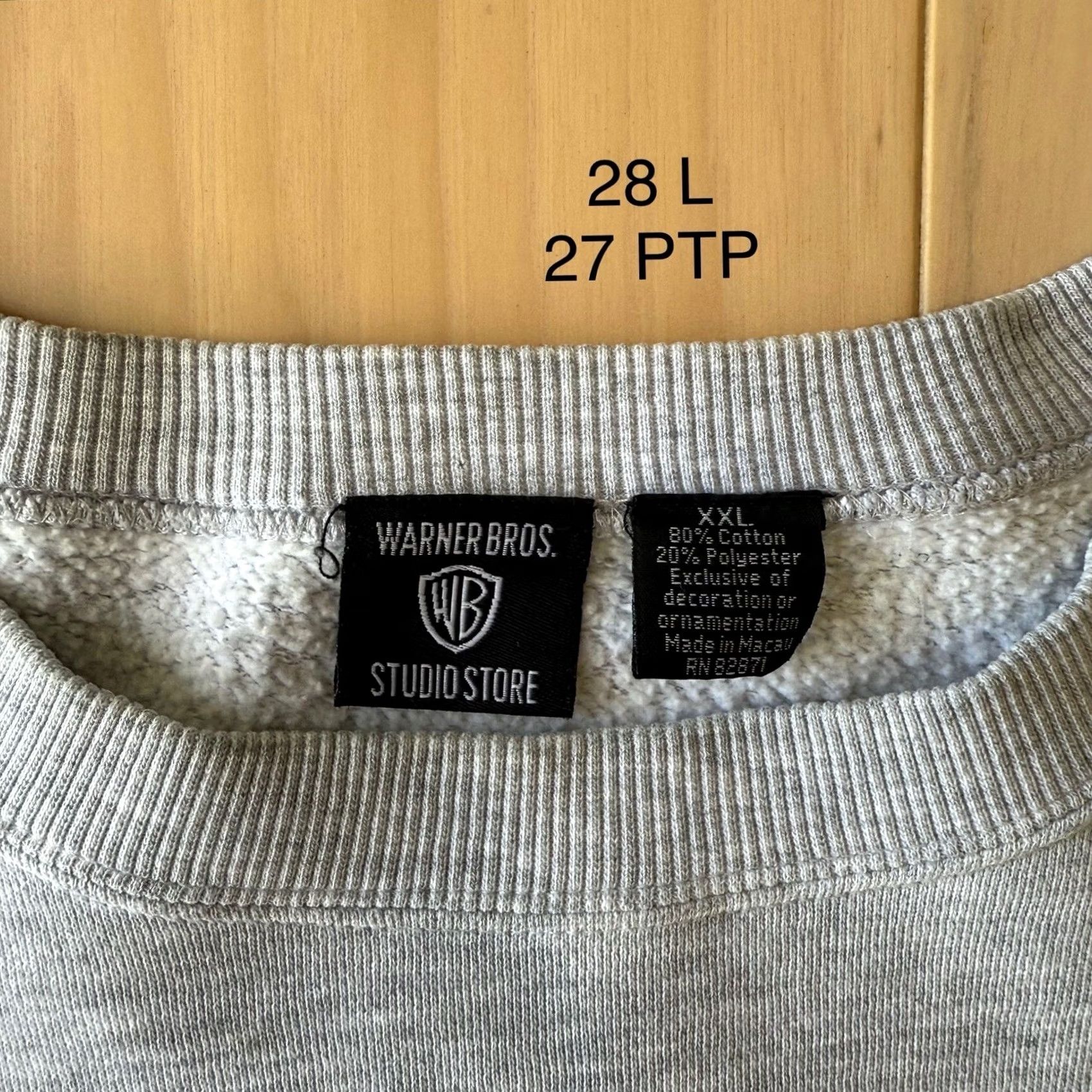 Vintage VINTAGE Friends Sweatshirt 2XL Blue Crew Neck Pullover Size US XXL / EU 58 / 5 - 6 Thumbnail