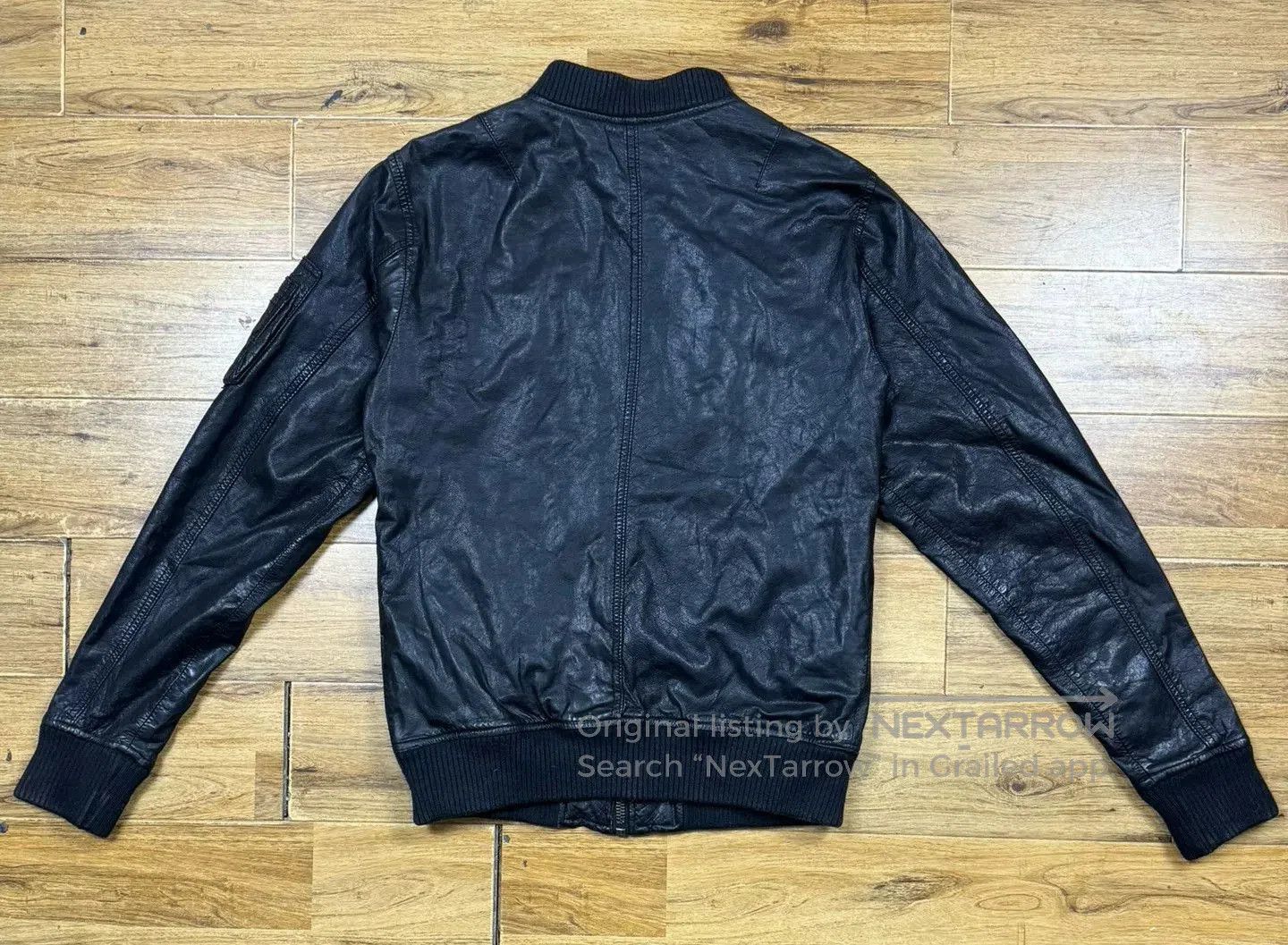 izzue IZZUE Men's Leather Jacket for Fall/Winter. Size US XL / EU 56 / 4 - 2 Thumbnail