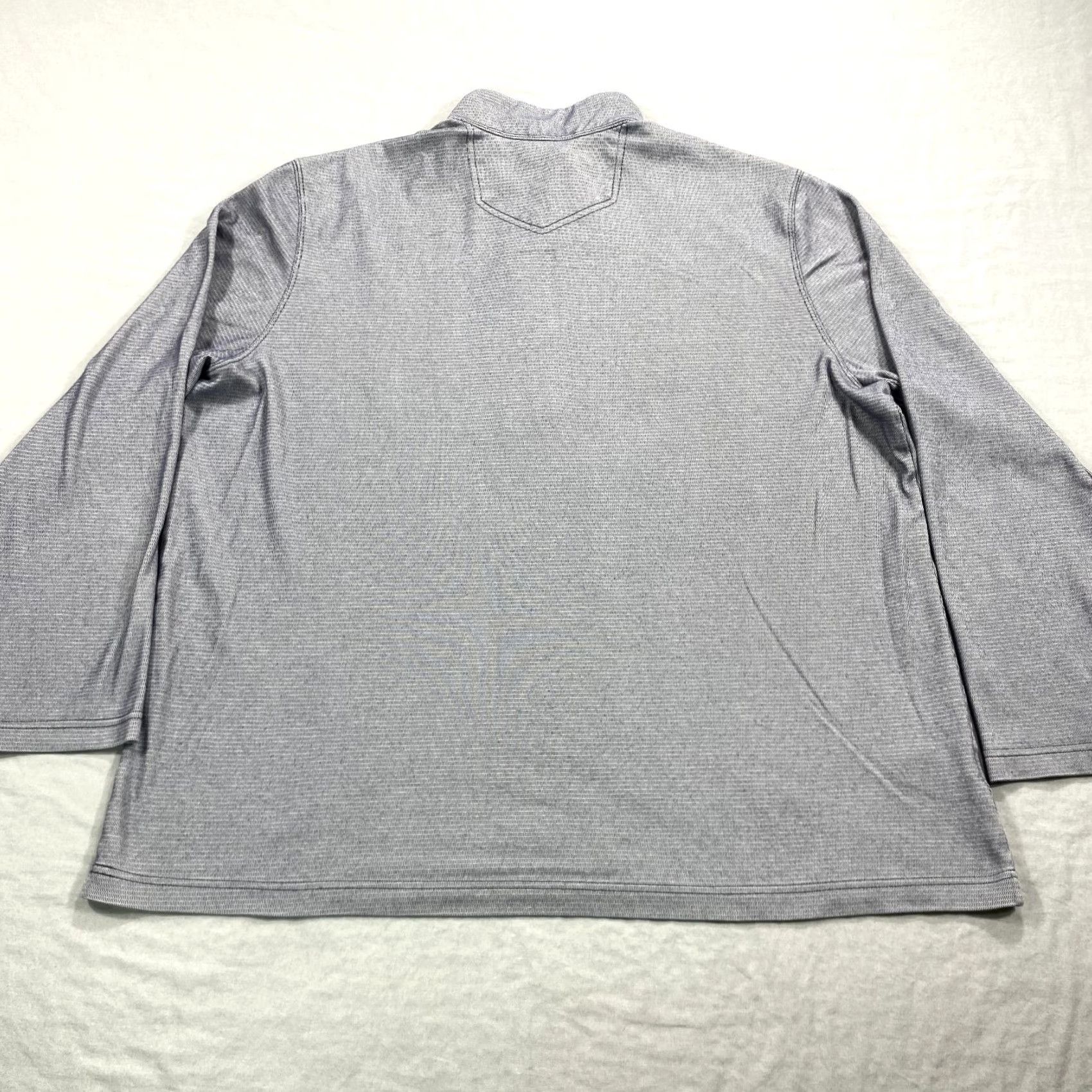 Eddie Bauer Eddie Bauer Shirt Mens 2XL Gray Blue Travex 1/4 Zip Pullover Lightweight Outdoor Size US XXL / EU 58 / 5 - 2 Thumbnail