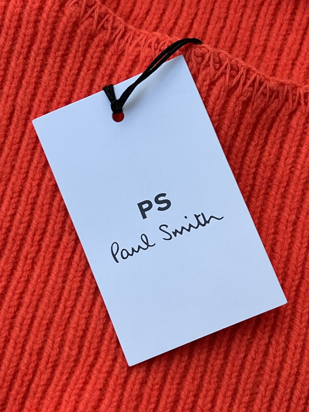 Paul Smith !DS! AW22 Paul Smith Orange Lambswool Balaclava Size ONE SIZE - 12 Thumbnail