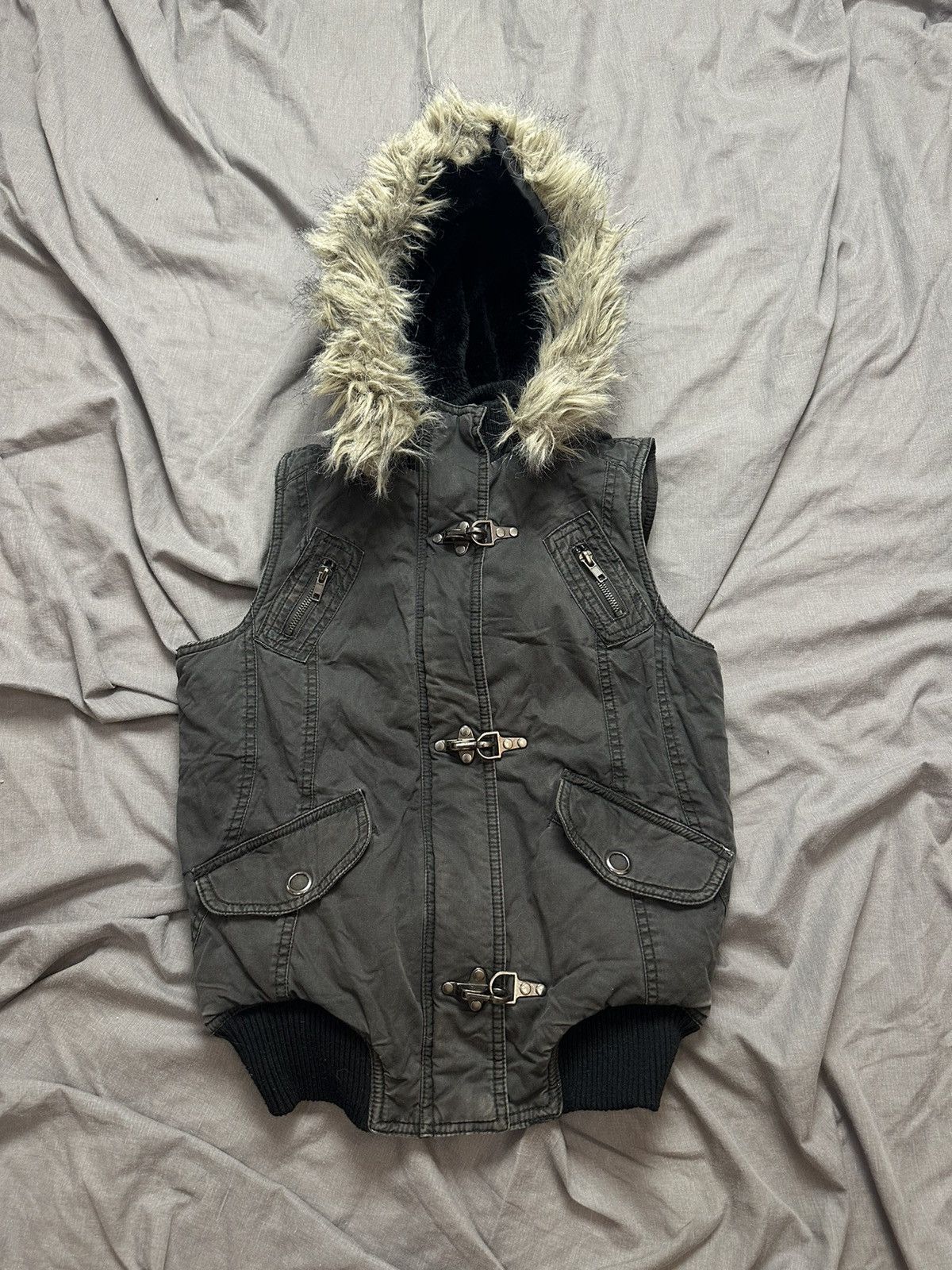 Hysteric Glamour Washed Avant Garde If Six Was Nine Style Puffer Jacket Fur Size US S / EU 44-46 / 1 - 1 Thumbnail