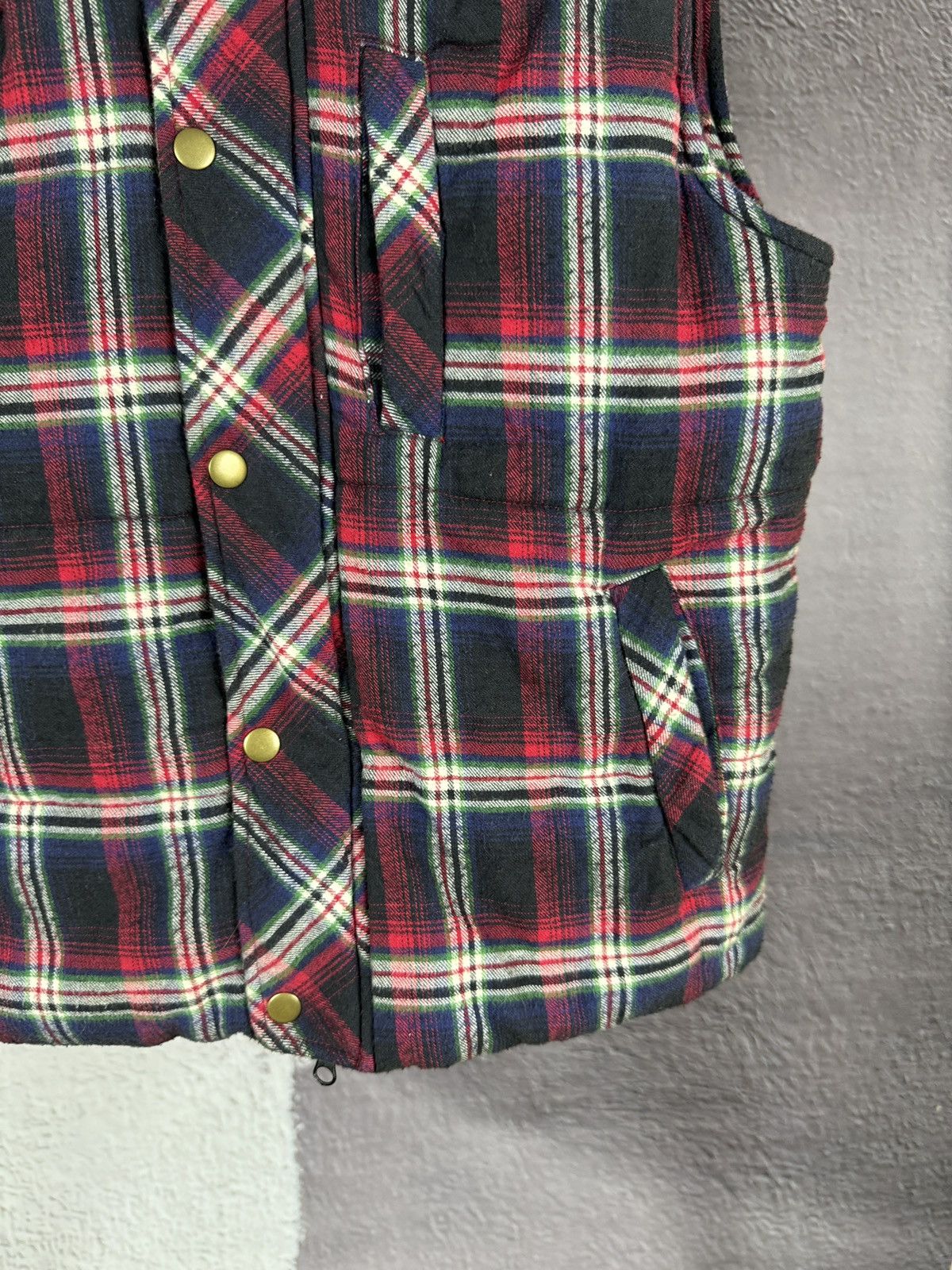 Flannel Candy Fantasy Japanese style checkered flannel vest gilet Size US L / EU 52-54 / 3 - 5 Thumbnail