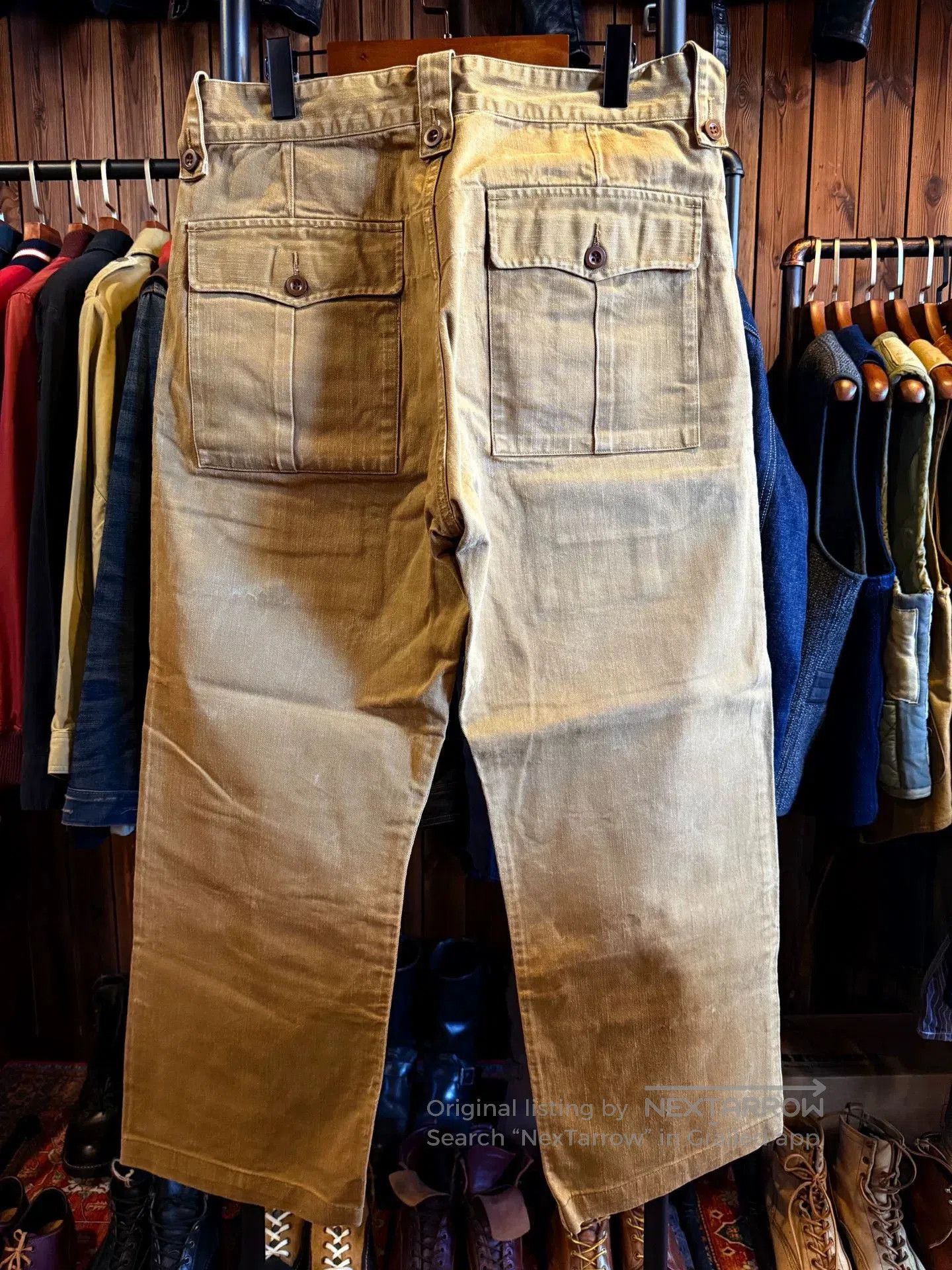 RRL Ralph Lauren RRL Classic Retro Work Pants. Size US 32 / EU 48 - 2 Thumbnail