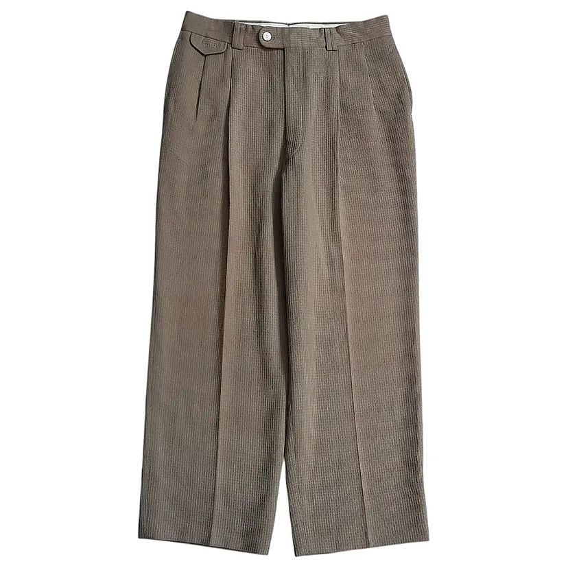 Balenciaga Vintage BALENCIAGA, Suit Trouser Brown Two Tuck! | Grailed
