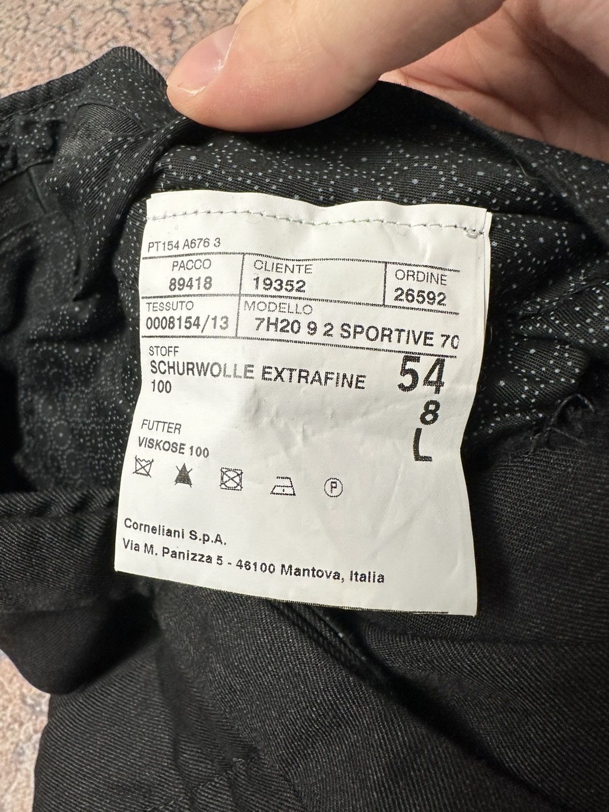 Corneliani Corneliani Suit 54L Size 54L - 11 Thumbnail