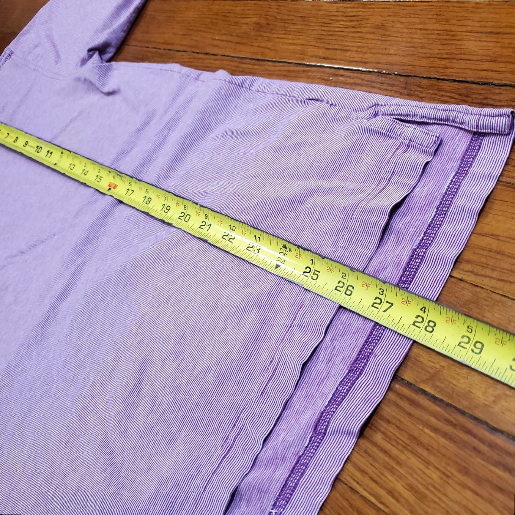Vintage Bobby Jones Polo Shirt Mens M Purple Striped Golf Performance Stretch Shirt Size US M / EU 48-50 / 2 - 6 Thumbnail