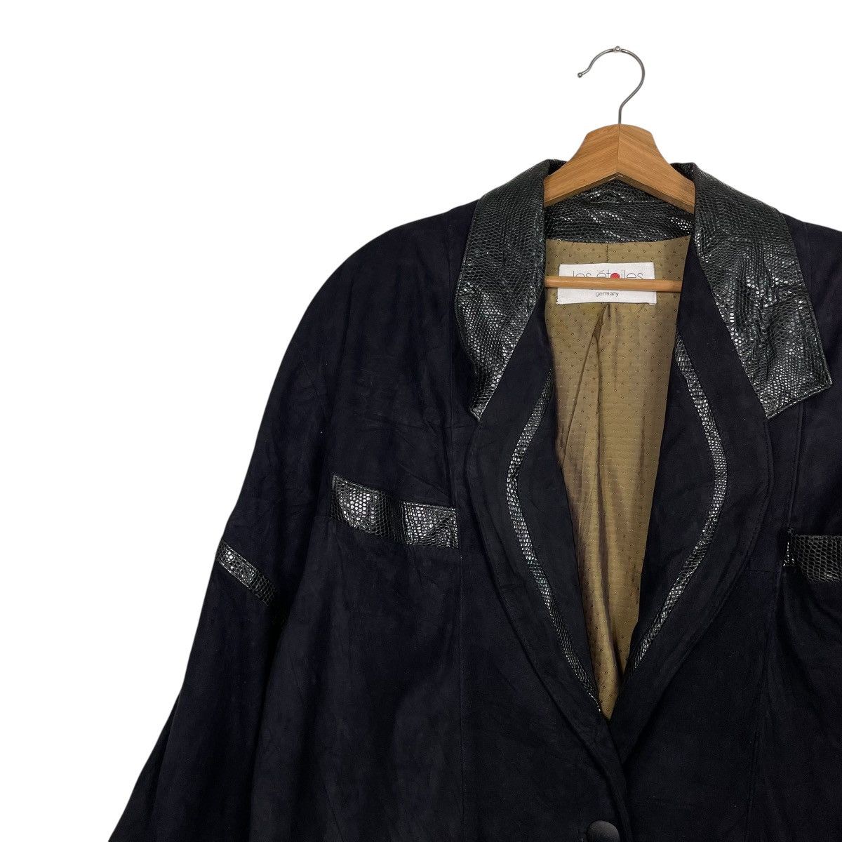 Other Les Etoiles Germany Design Leather Jacket Size L / US 10 / IT 46 - 6 Thumbnail