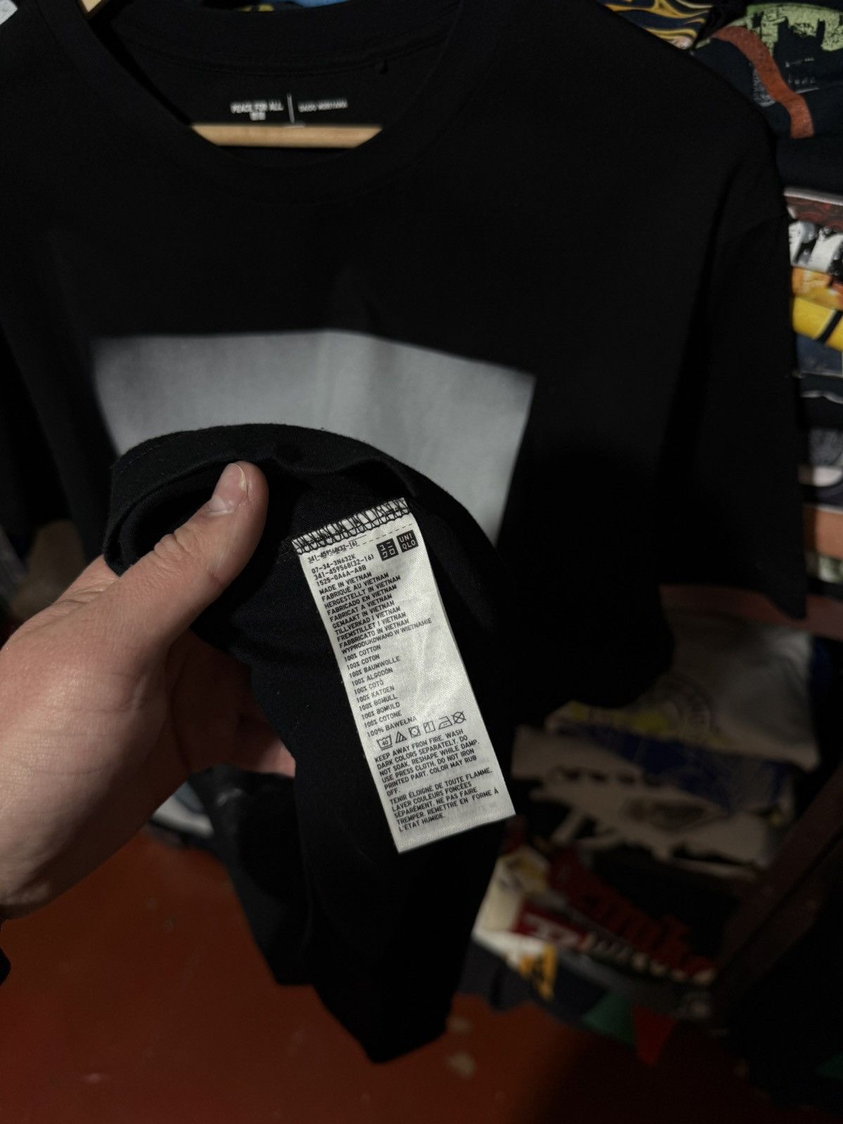 Uniqlo Daido Moriyama Uniqlo Peace For All Retro T-Shirt Y2K Hype Size US XXL / EU 58 / 5 - 6 Thumbnail