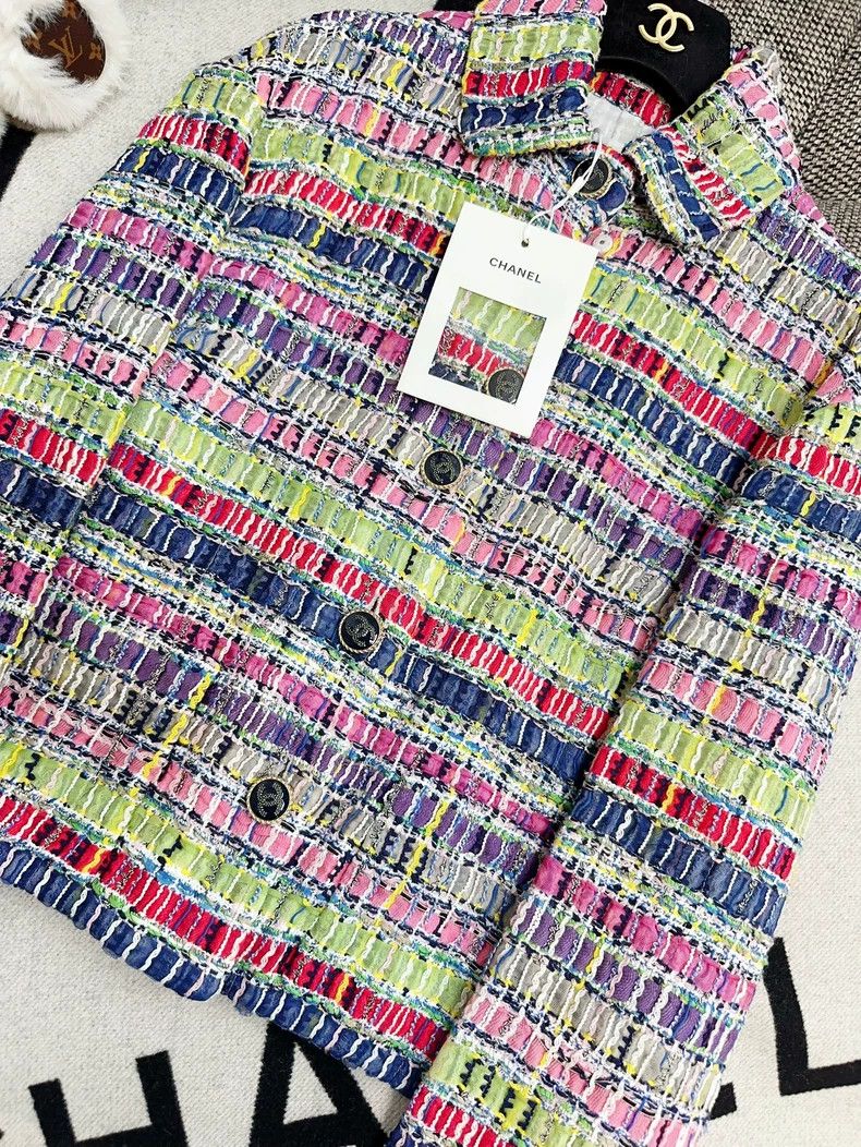 Chanel Chanel 21 spring and summer colorful tweed braided short m Size XS / US 0-2 / IT 36-38 - 6 Thumbnail