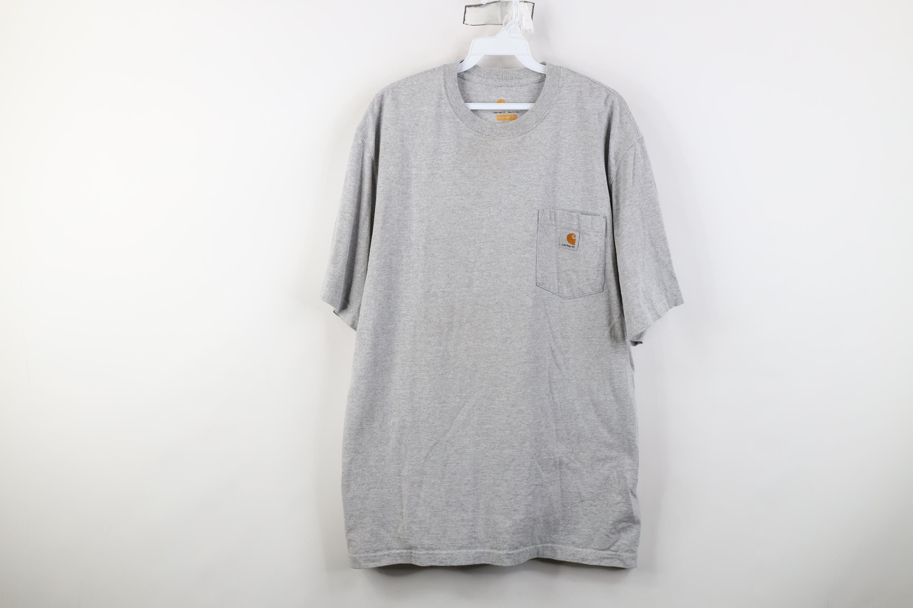 Carhartt Y2K Carhartt Heavyweight Pocket T-Shirt Heather Gray Size US L / EU 52-54 / 3 - 1 Thumbnail
