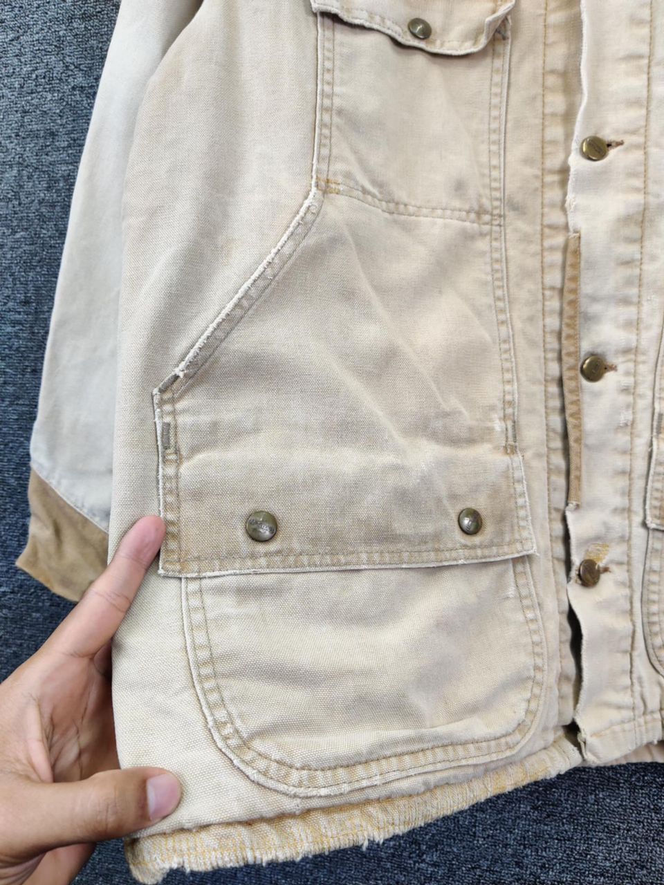 Carhartt Vintage 90s Carhartt Detroit Jacket Size US XL / EU 56 / 4 - 9 Thumbnail