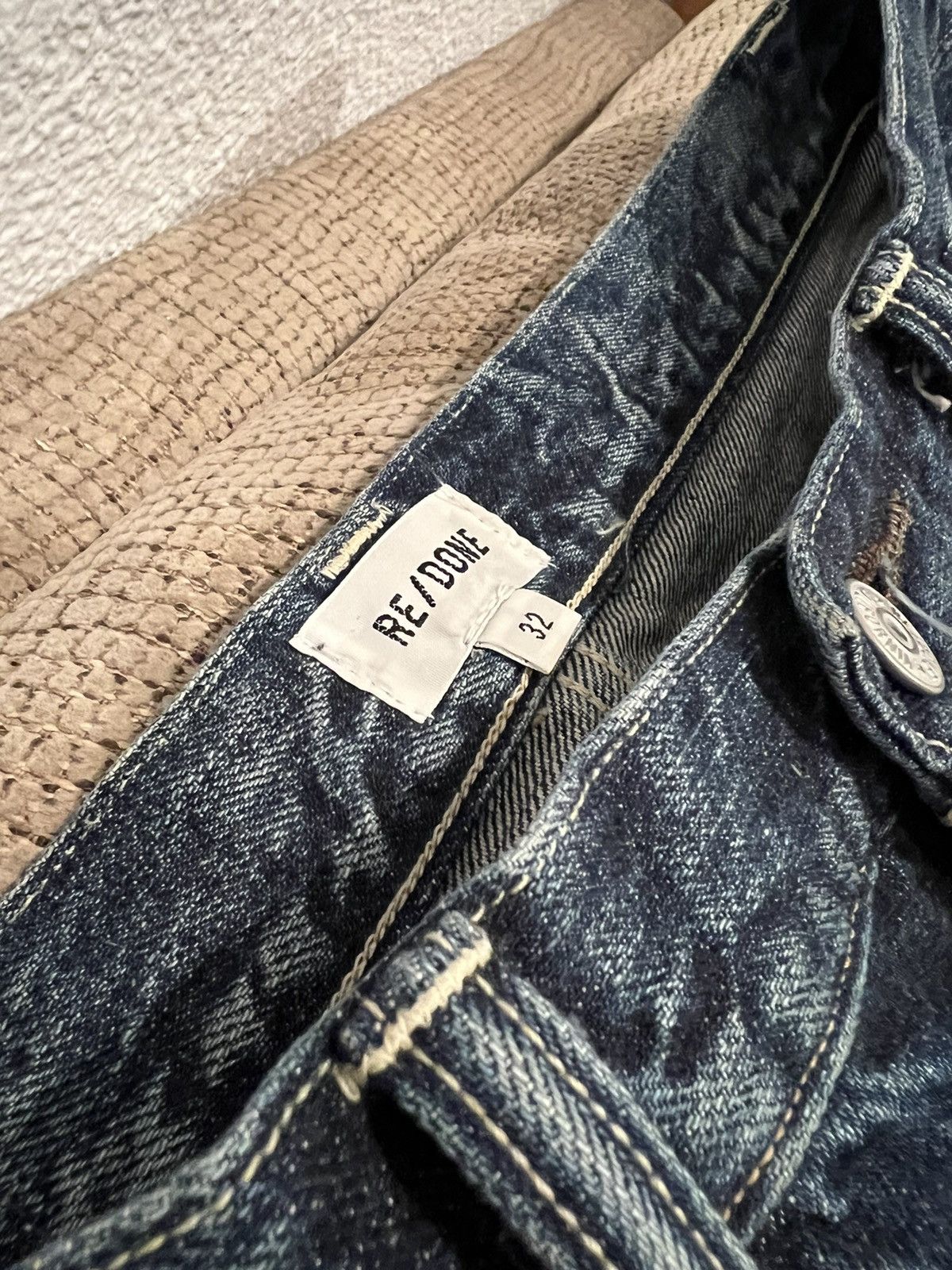 RE/DONE RE/DONE SELVEDGE MADE IN JAPAN JEANS. Size US 32 / EU 48 - 8 Thumbnail