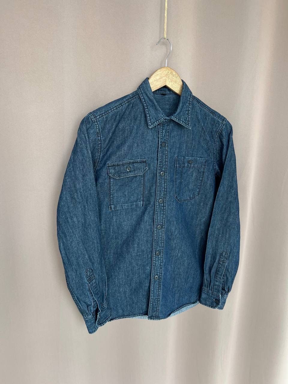 Muji Muji Japanese Denim Button Shirt Mens Size S Vintage Size US S / EU 44-46 / 1 - 5 Thumbnail