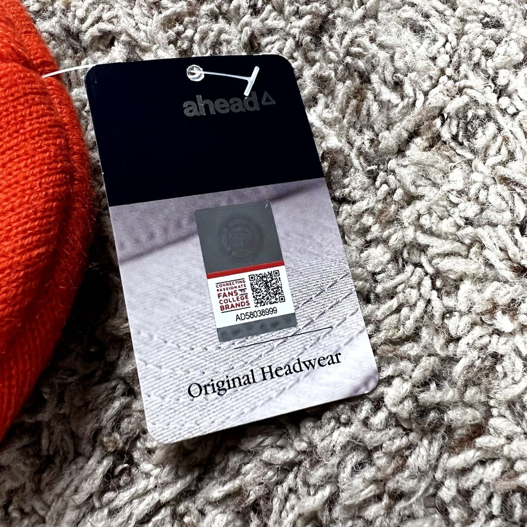 Vintage Ahead Illinois College Cuffed Soft Orange Knit Beanie Hat Adult One Size Lined Size ONE SIZE - 4 Thumbnail