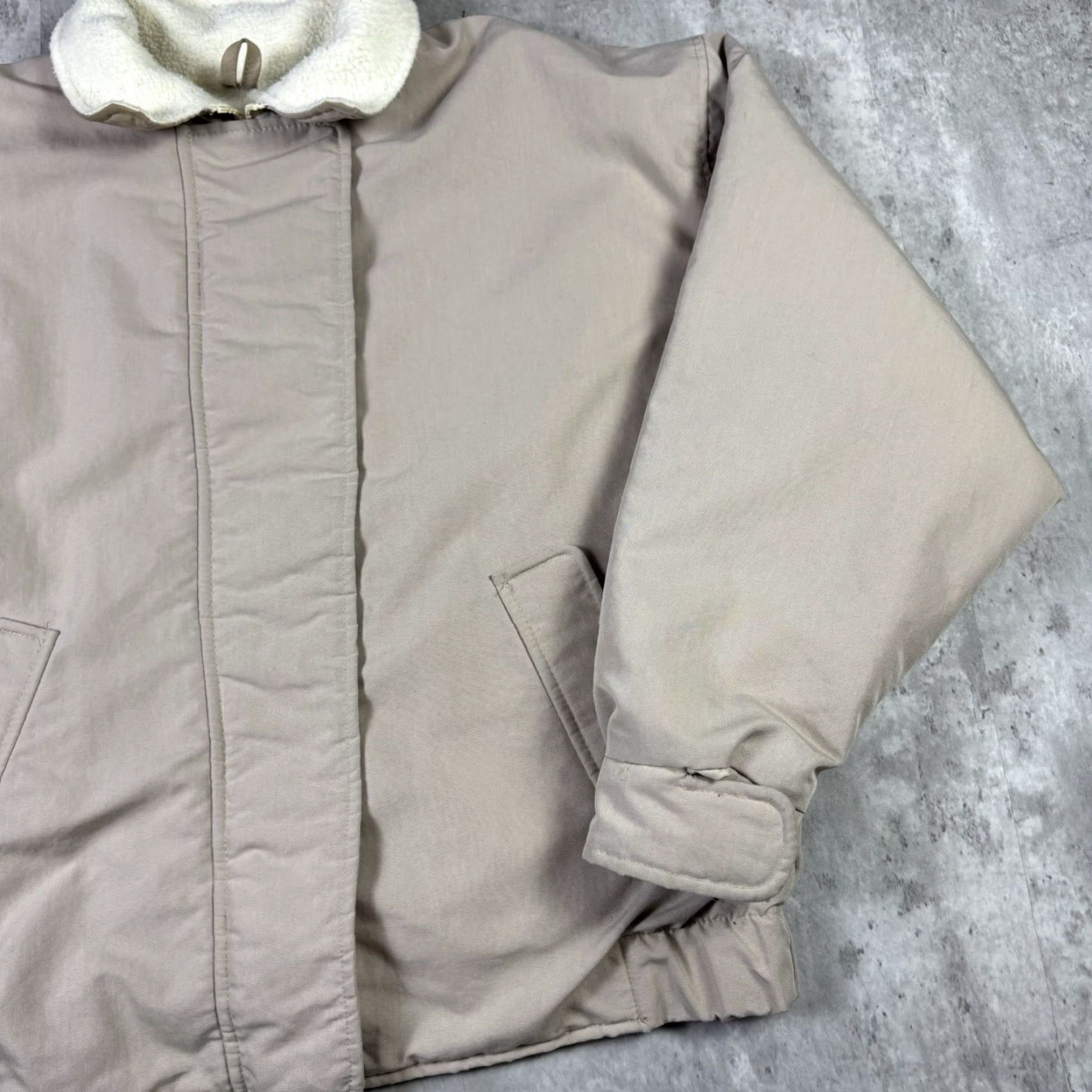 Vintage VINTAGE Woolrich Jacket Womens Lined Zip Coat Mid-Length Brown Woolrich Solid Polyester Winter Casual Size M Womens Size M / US 6-8 / IT 42-44 - 4 Thumbnail