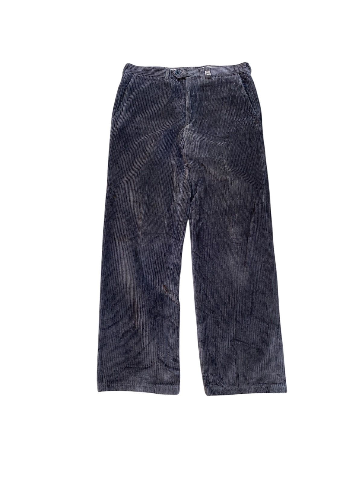 Givenchy × Vintage Vintage 90s Givenchy Corduroy Trouser Pant Size US 31 - 1 Thumbnail