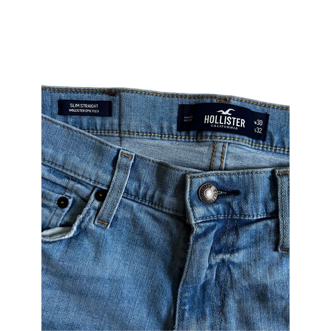 Hollister Hollister Slim straight JEANS SIZE 32x30 Size US 30 / EU 46 - 7 Thumbnail