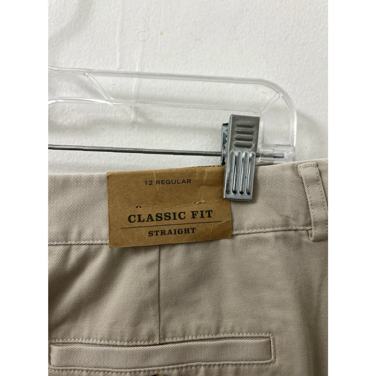 Vintage LL Bean Bayside Pants Womens 12x30 Tan Classic Fit Straight Wrinkle Free 277330 Size 34" / US 12 / IT 48 - 4 Thumbnail