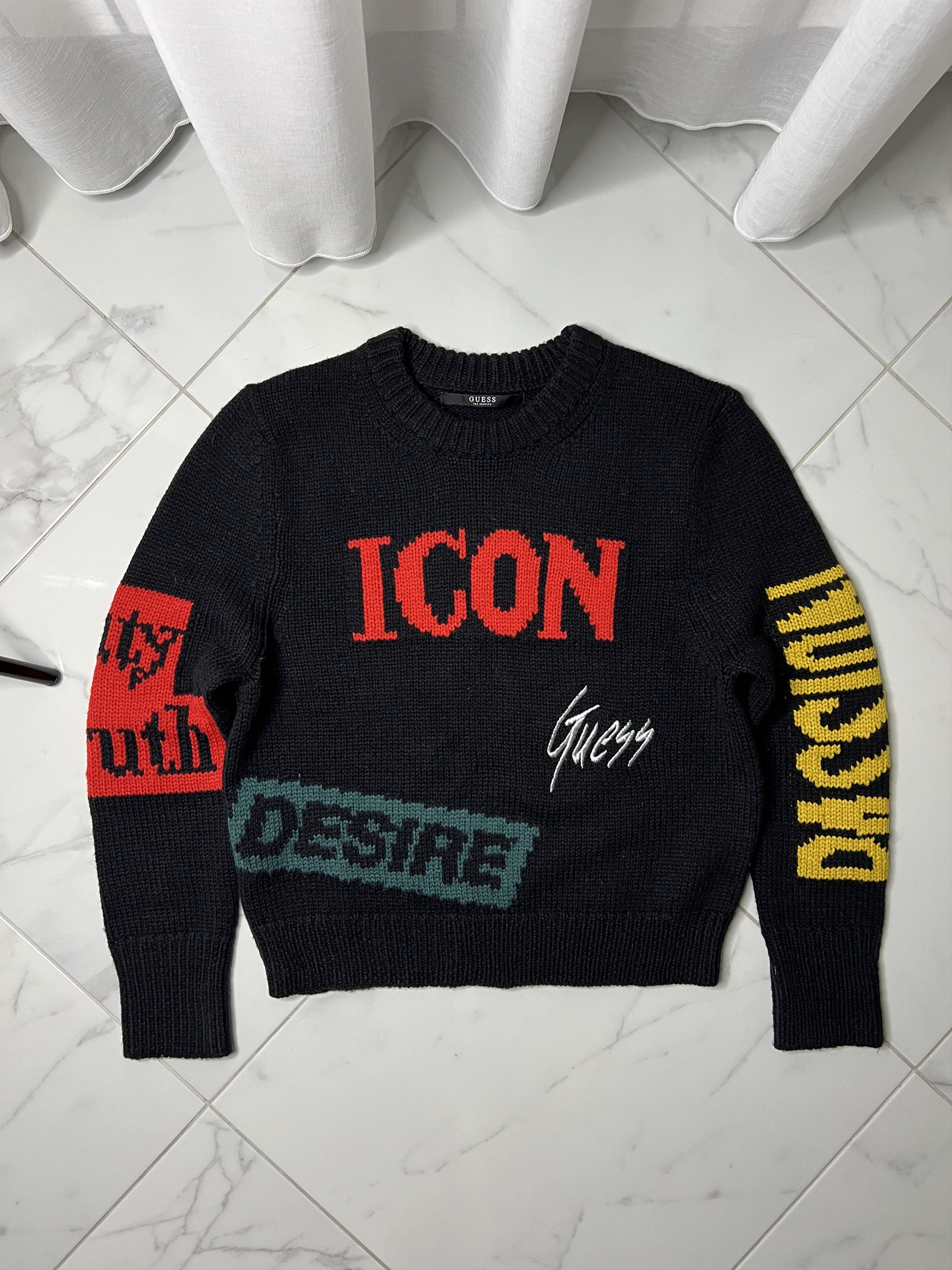 Guess × Vintage Guess icon sweater women’s Size S / US 4 / IT 40 - 1 Thumbnail
