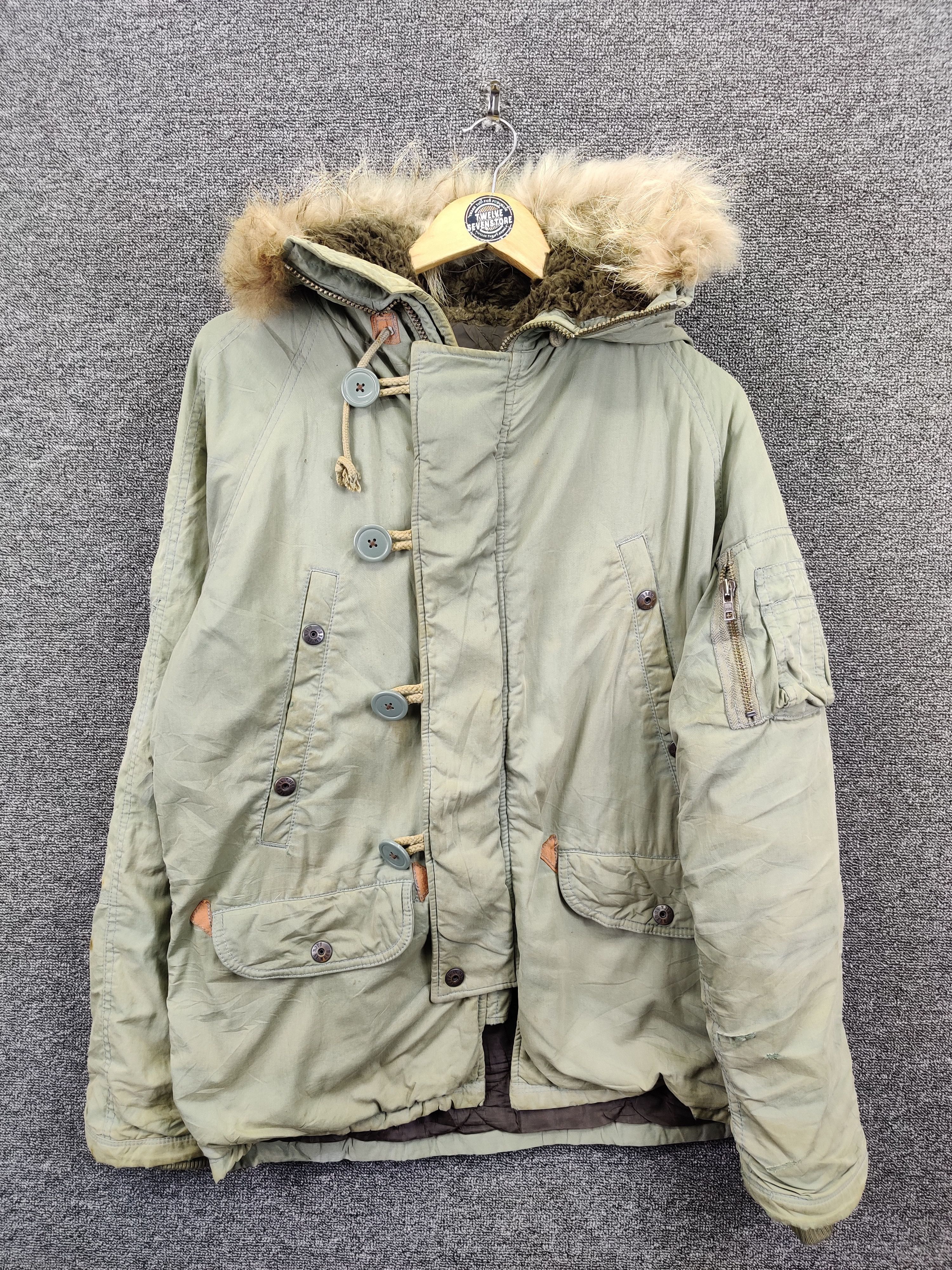Japanese Brand Midas Detachable Fur and Hood Double Zip Puffer