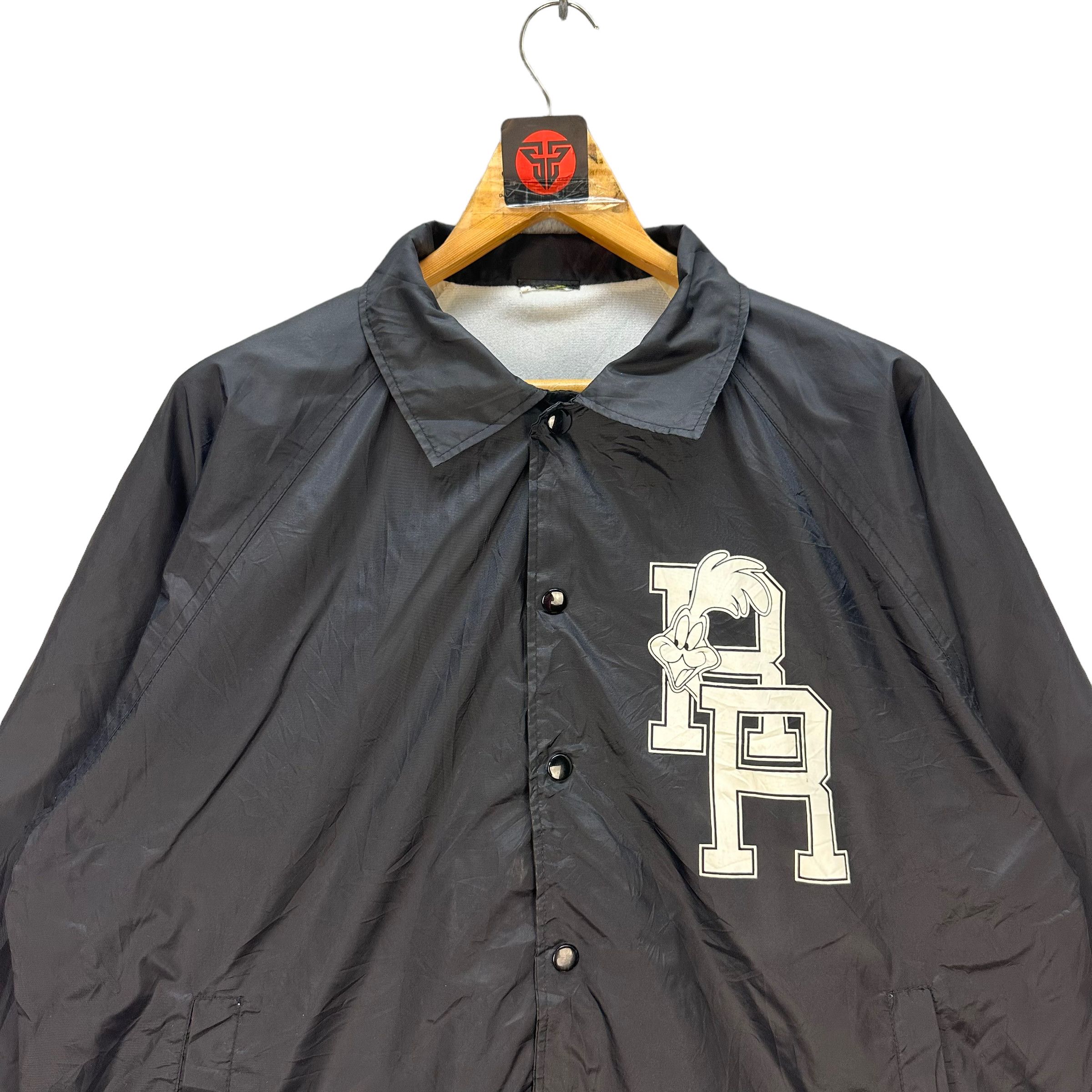 Vintage ROAD RUNNER MOONEYES BIG LOGO COACH JACKET #7681-164 Size US L / EU 52-54 / 3 - 5 Thumbnail