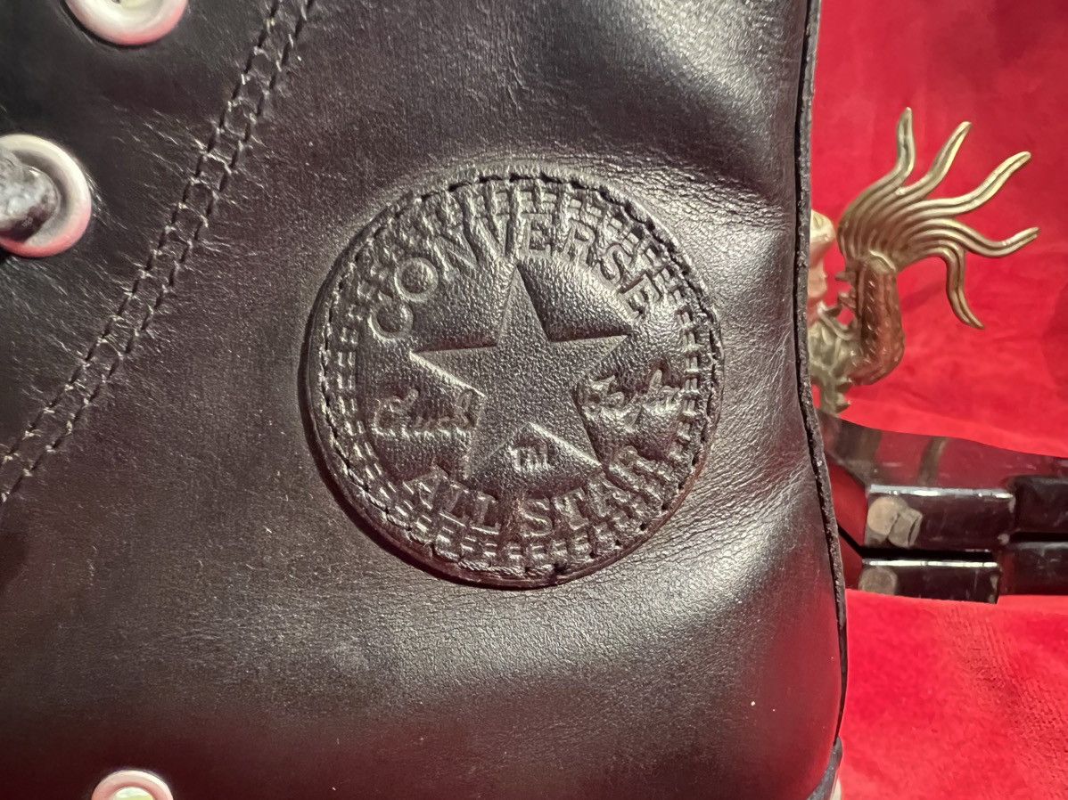 Converse Leather washed high heeled Size US 6 / EU 39 - 6 Thumbnail