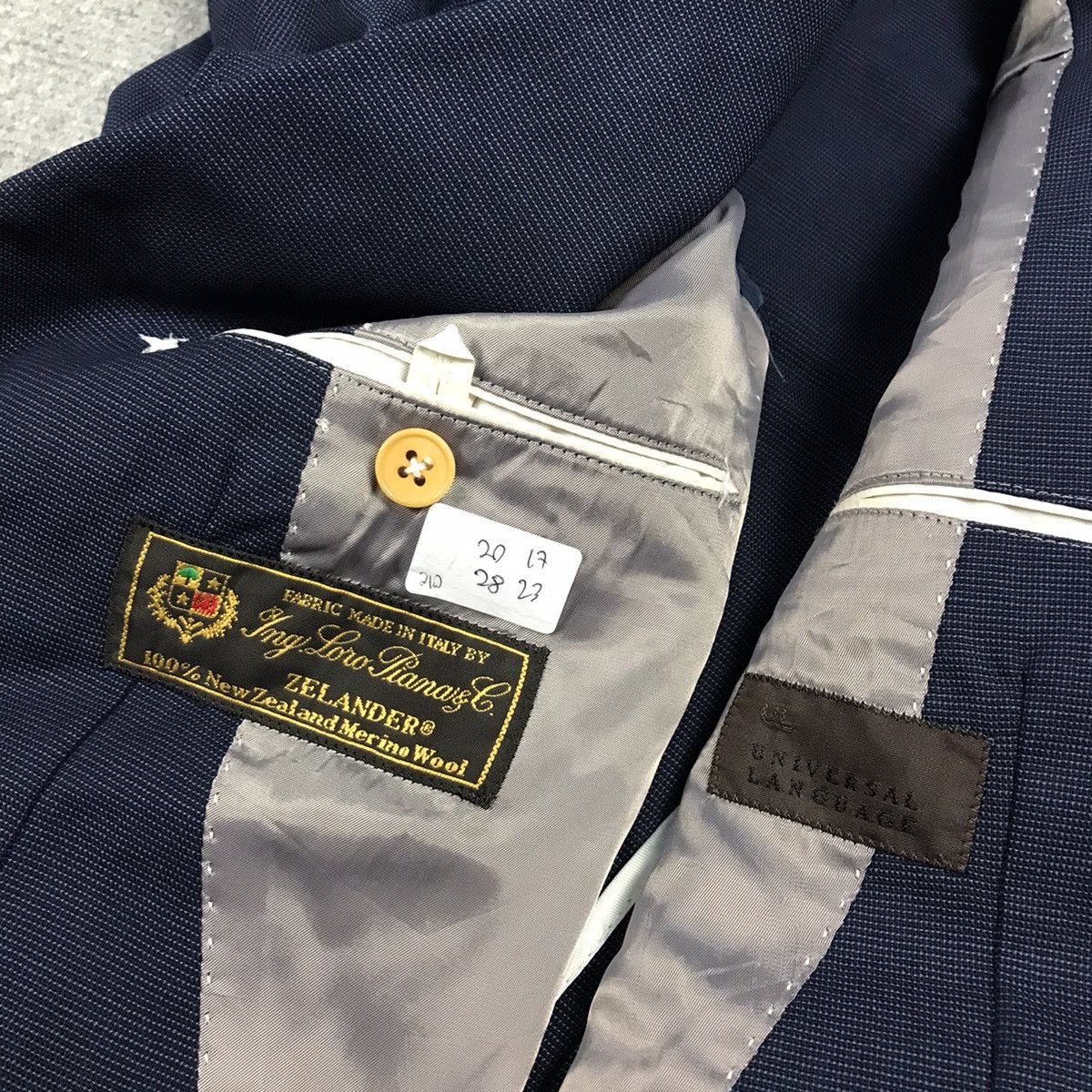 Japanese Brand × Loro Piana LORO PIANA CLASSIC BLAZER JAPAN COAT JACKET Size 46R - 9 Thumbnail