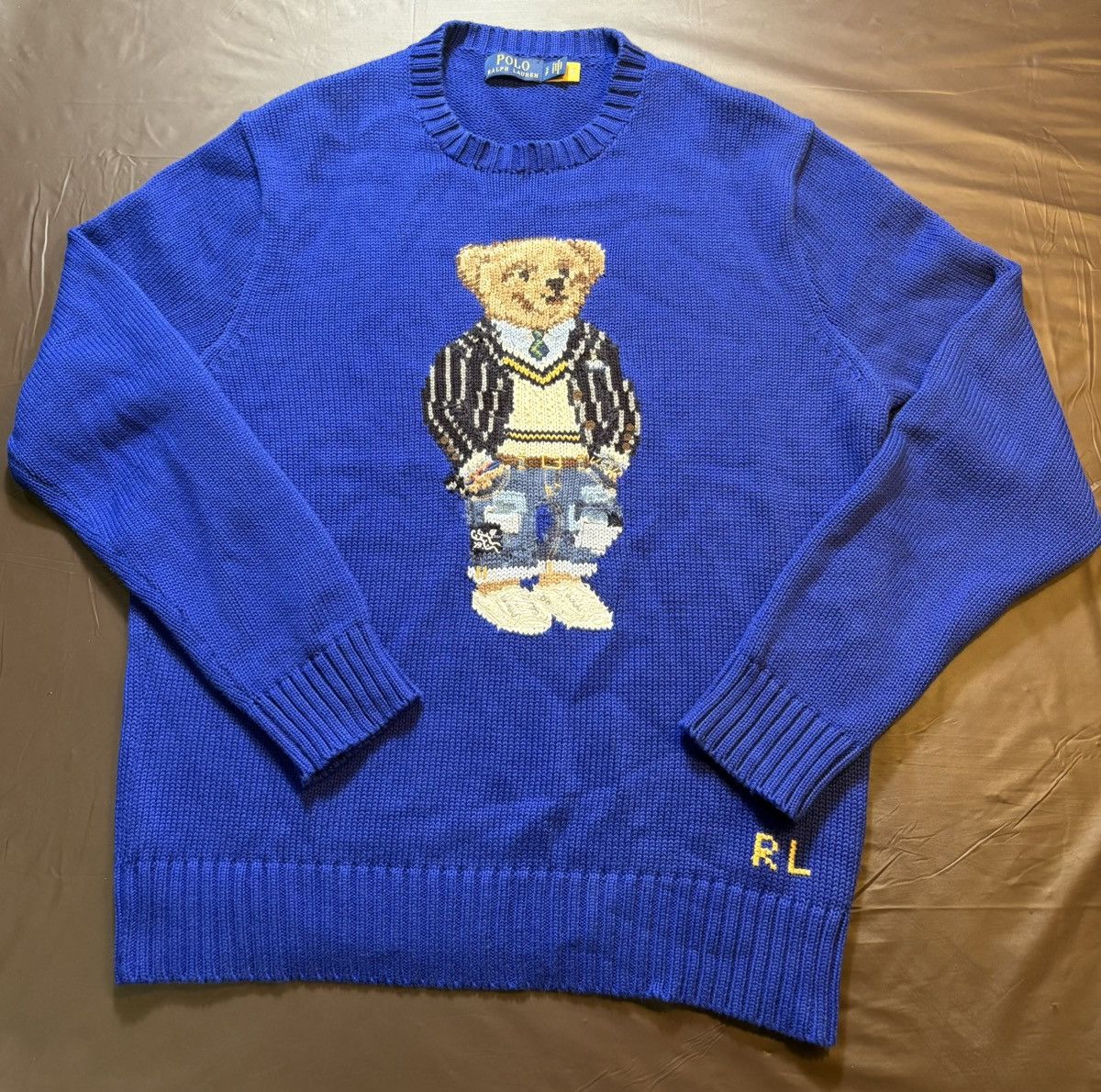 Ralph Lauren Ralph Lauren Polo Bear Knit Sweater Sz S Size US S / EU 44-46 / 1 - 1 Thumbnail