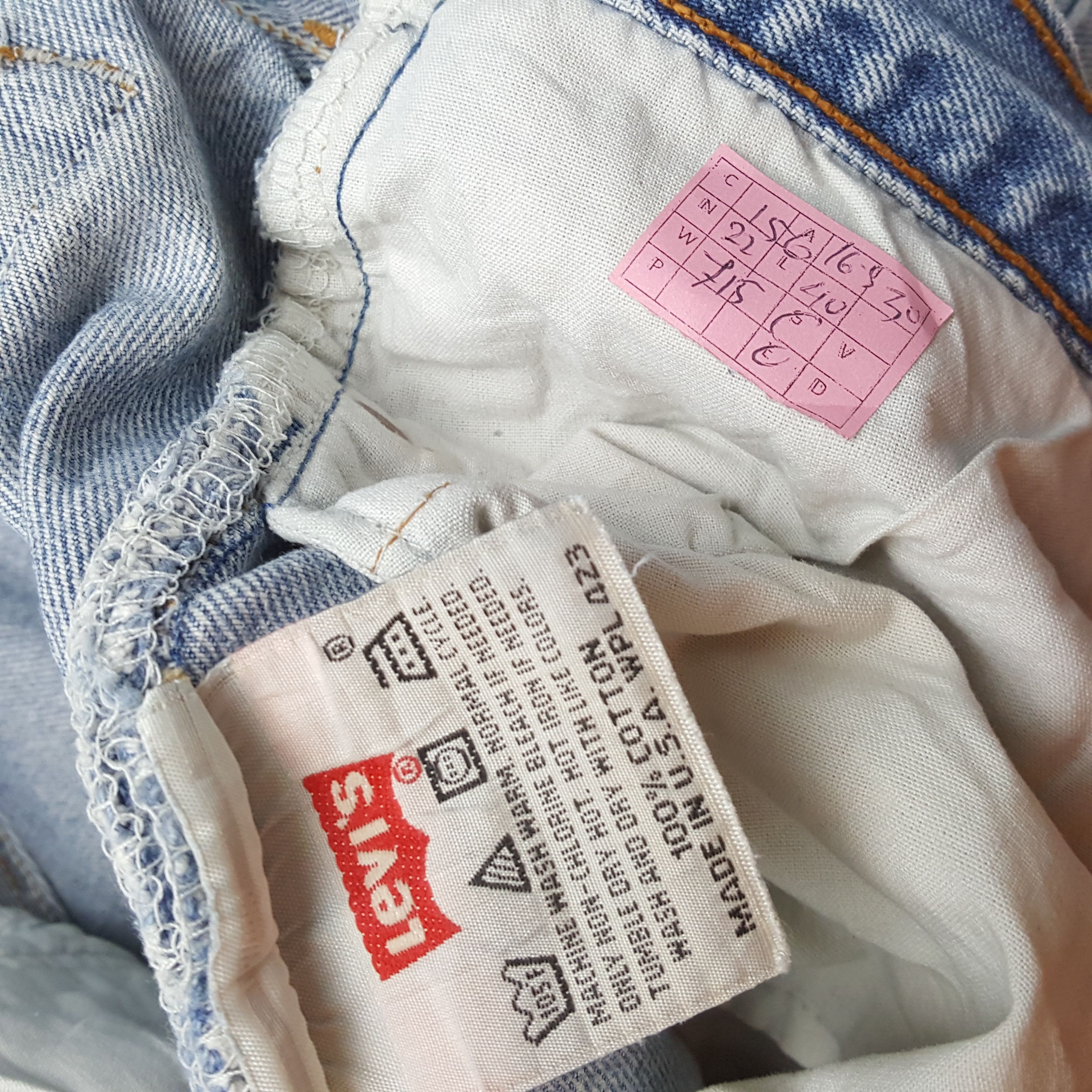 Levi's × Vintage LEVIS Distressed Jeans Daily Streetwear Style Size US 33 - 13 Thumbnail