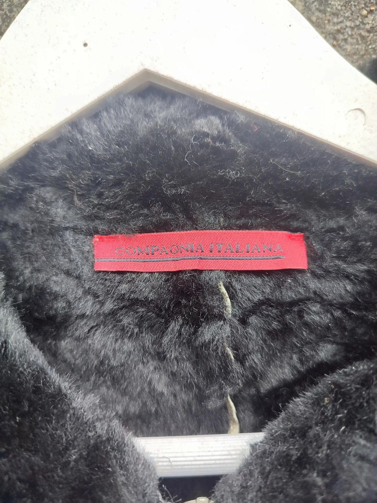 Vintage Vintage Compagnia Italiana Faux Shearling Jacket Size S / US 4 / IT 40 - 8 Thumbnail