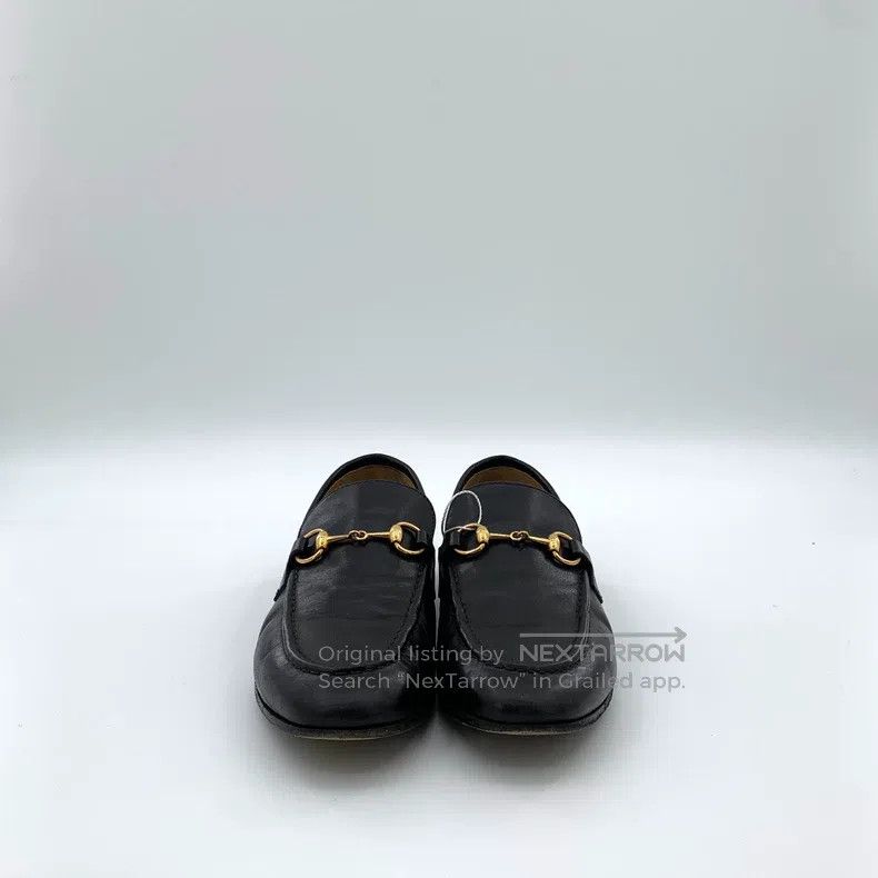 Gucci Gucci Black horse buckle leather casual flat sole shoes Size US 5.5 / IT 35.5 - 3 Thumbnail