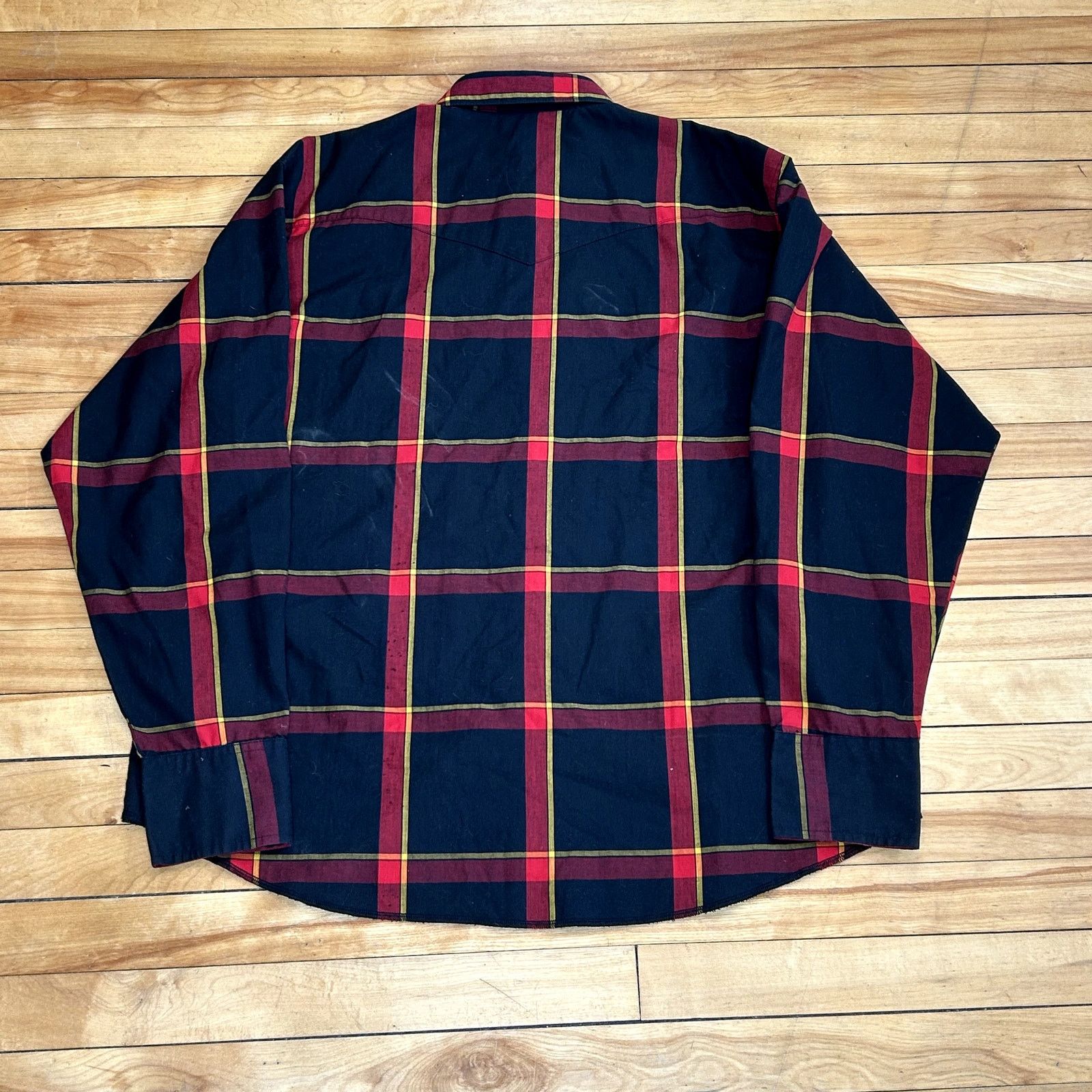 Wrangler 90s Wrangler Pearl Snap Flannel Size US L / EU 52-54 / 3 - 4 Thumbnail