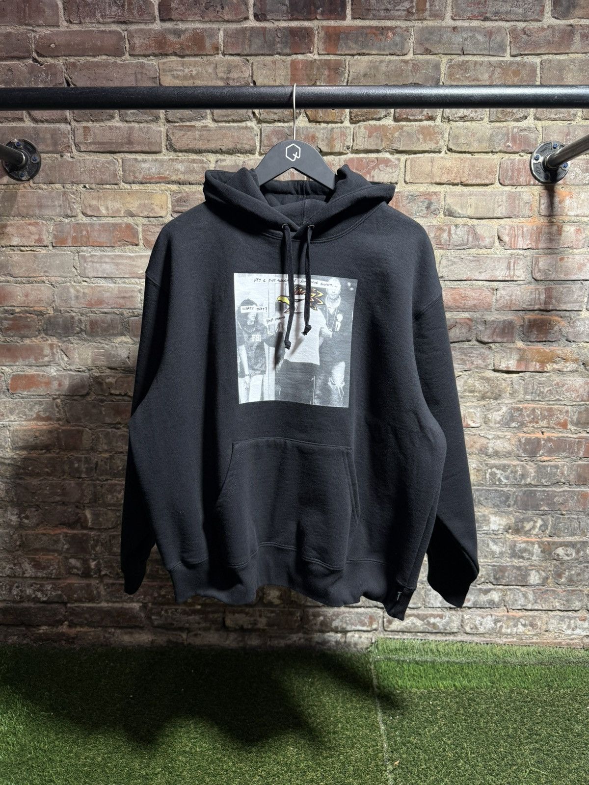 Supreme Antihero Illegal Business Hoodie Black Sz. S