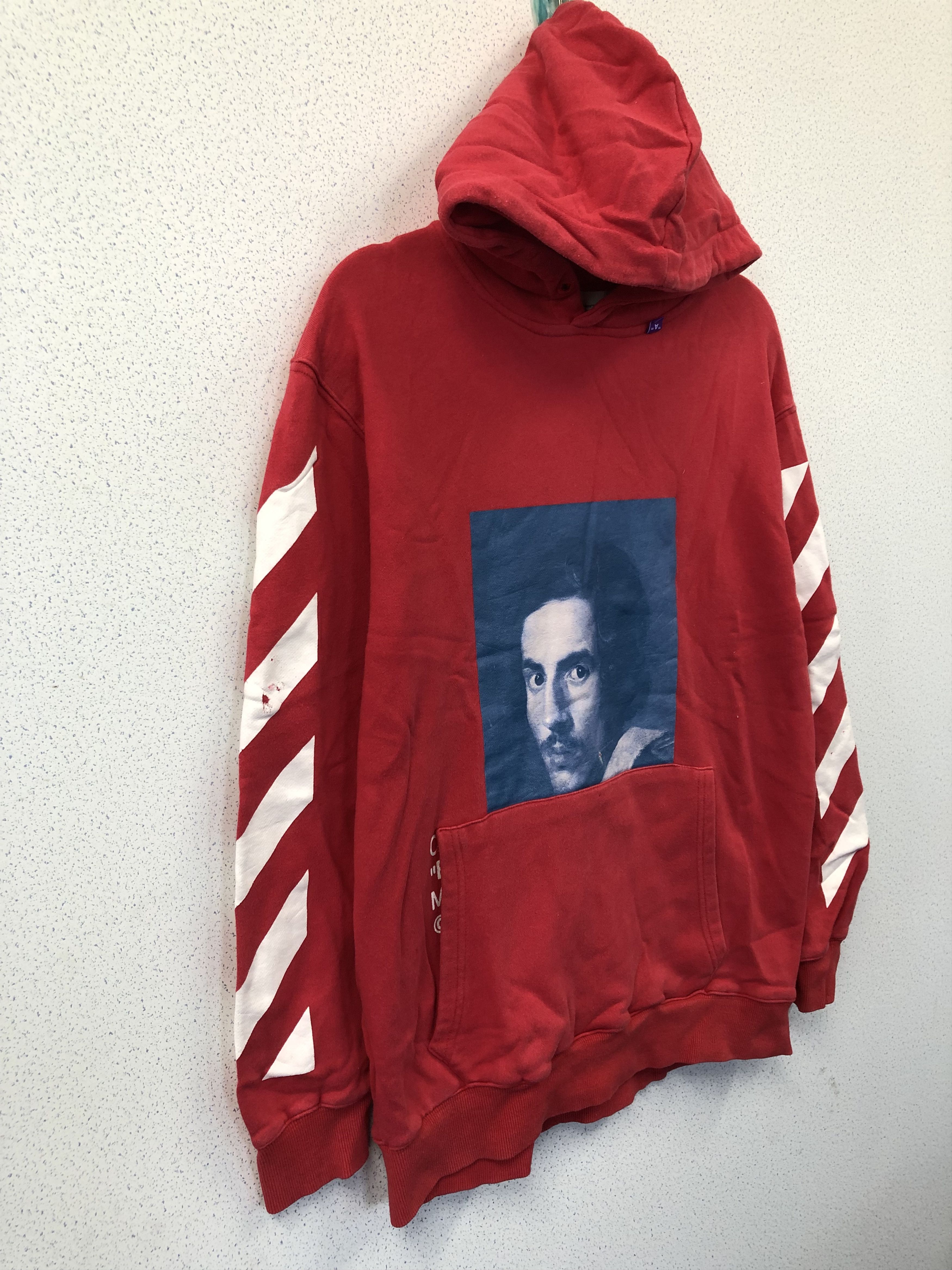 Japanese Brand Off White x Virgil Obloh Benini Hoodie Size US L / EU 52-54 / 3 - 3 Thumbnail