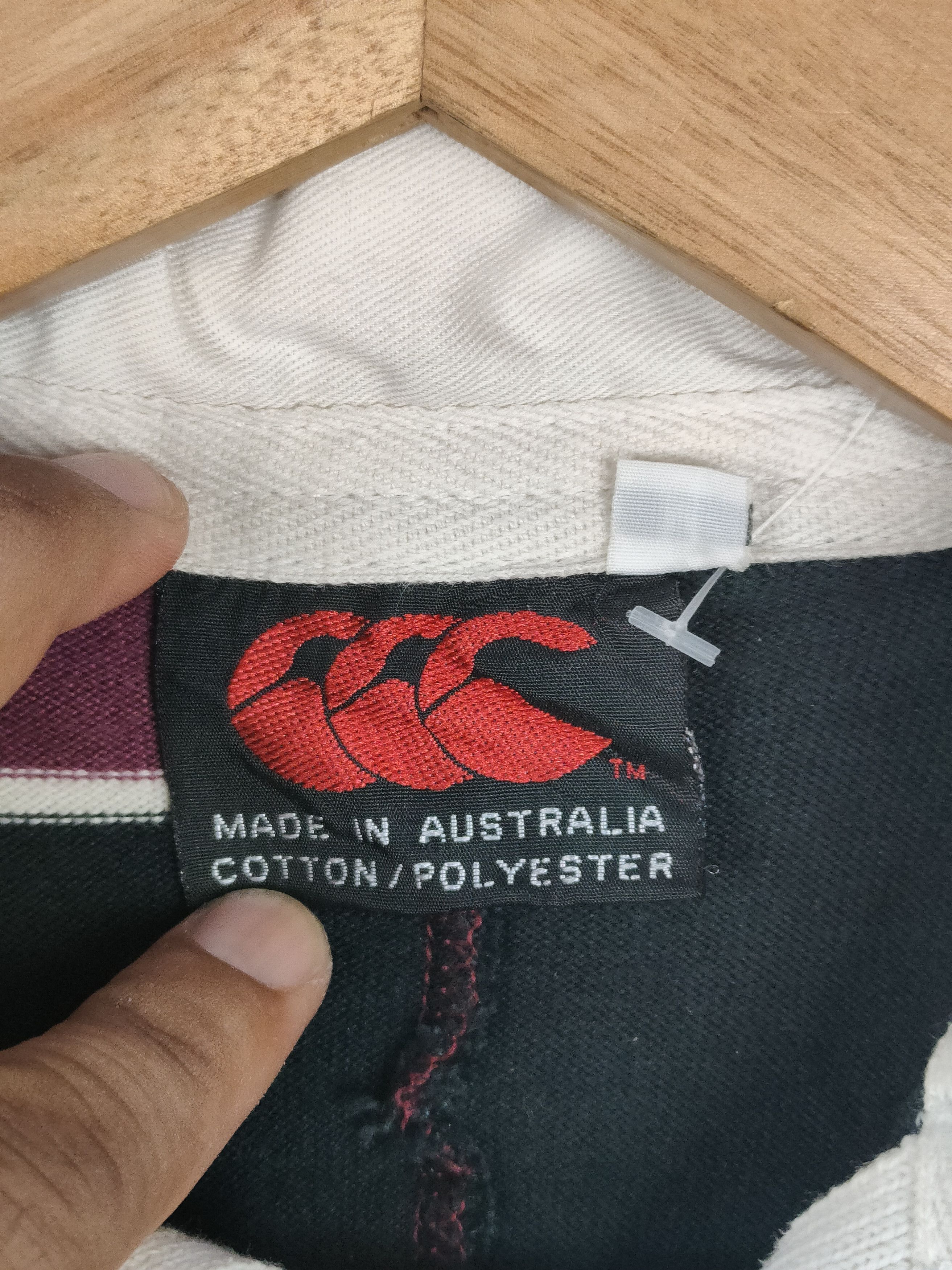 Canterbury of New Zealand × Vintage Vintage 90s Canterbury Rugby Polo Shirt Size US M / EU 48-50 / 2 - 3 Thumbnail